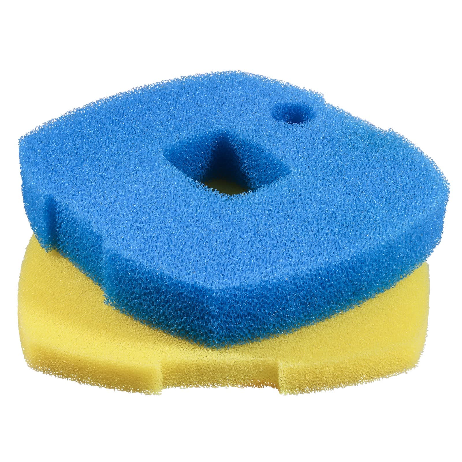 ANBULL Replacement Filter Sponges, Blue+Yellow (Pack of 1 Set), Compatible to Anbull Pond Filter Pump 950/1370GPH (12.2" x 10.23" x 2.95")