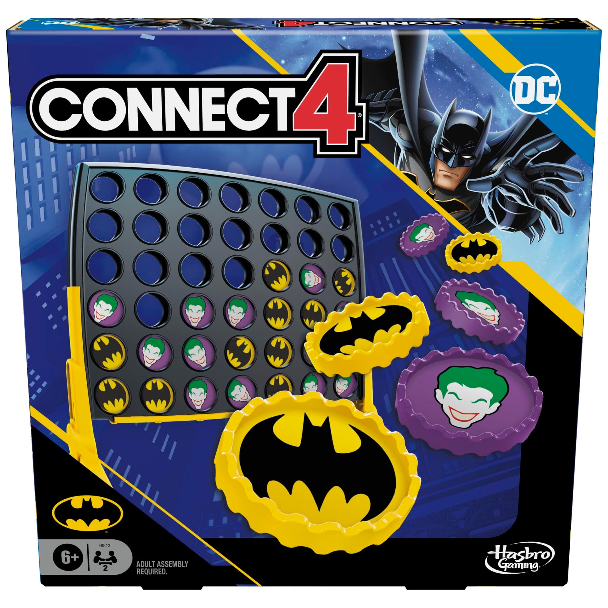 Hasbro Connect 4 Batman Board Game for 2 Players, Ages 6 & Above
