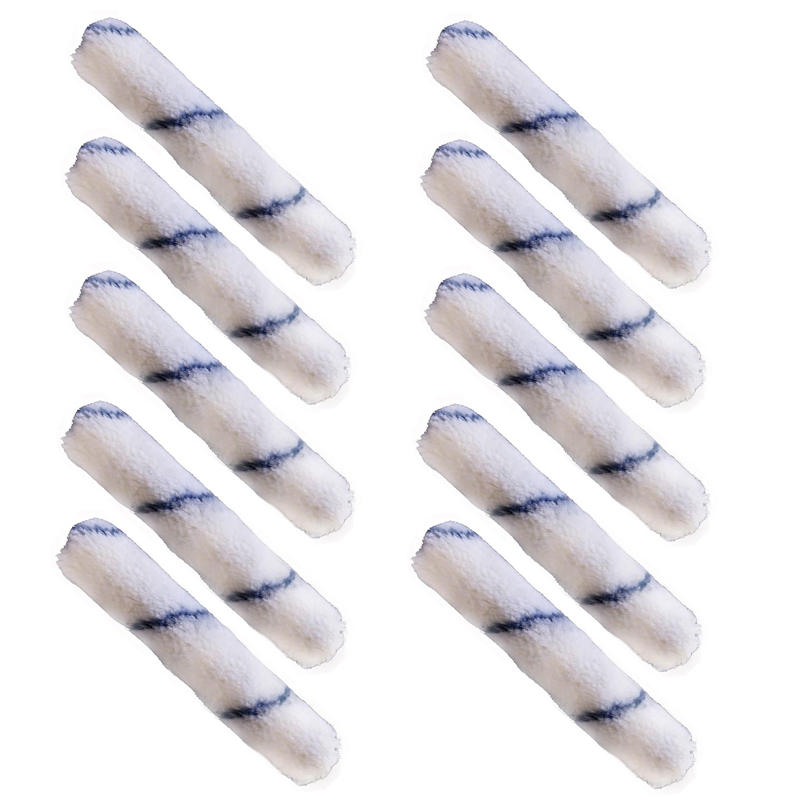 IREKO 10MRC6P1/2 Mini Paint Roller Covers Painting Tool 6" Perlon Nylon 1/2" NAP Lot of 10