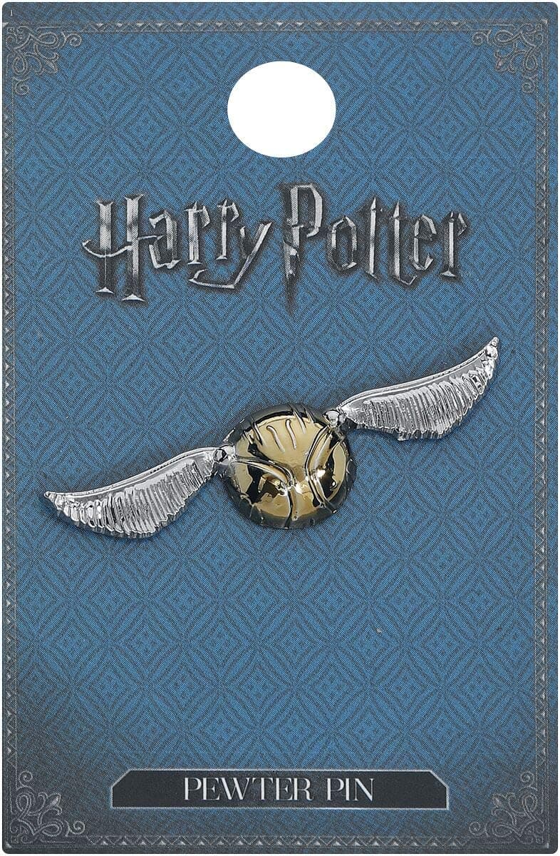 Harry Potter Snitch Pewter Lapel Pin Novelty Accessory
