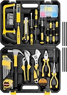 SOLUDE148-Piece Tool Set,Home Repair Tool Kit for Men Women College Dorm Students,Household Basic Hand Tool Set with Case for Home Maintenance & DIY Projects