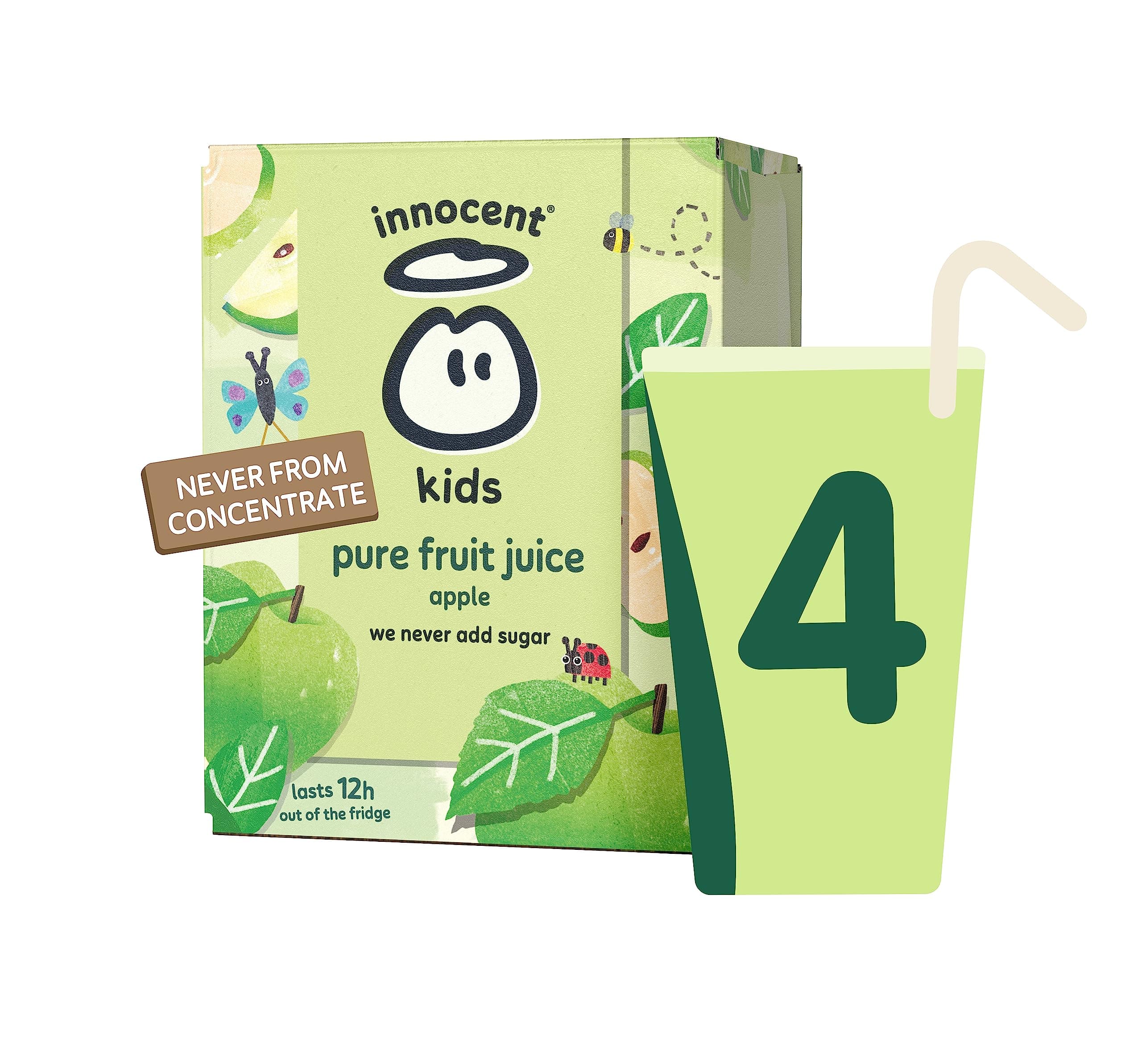 Innocent - Apple Juice, 4 Pack 150ml