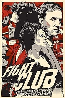 Fight Club Movie Poster Family Silk Wall Print 20 inch x 13 inch