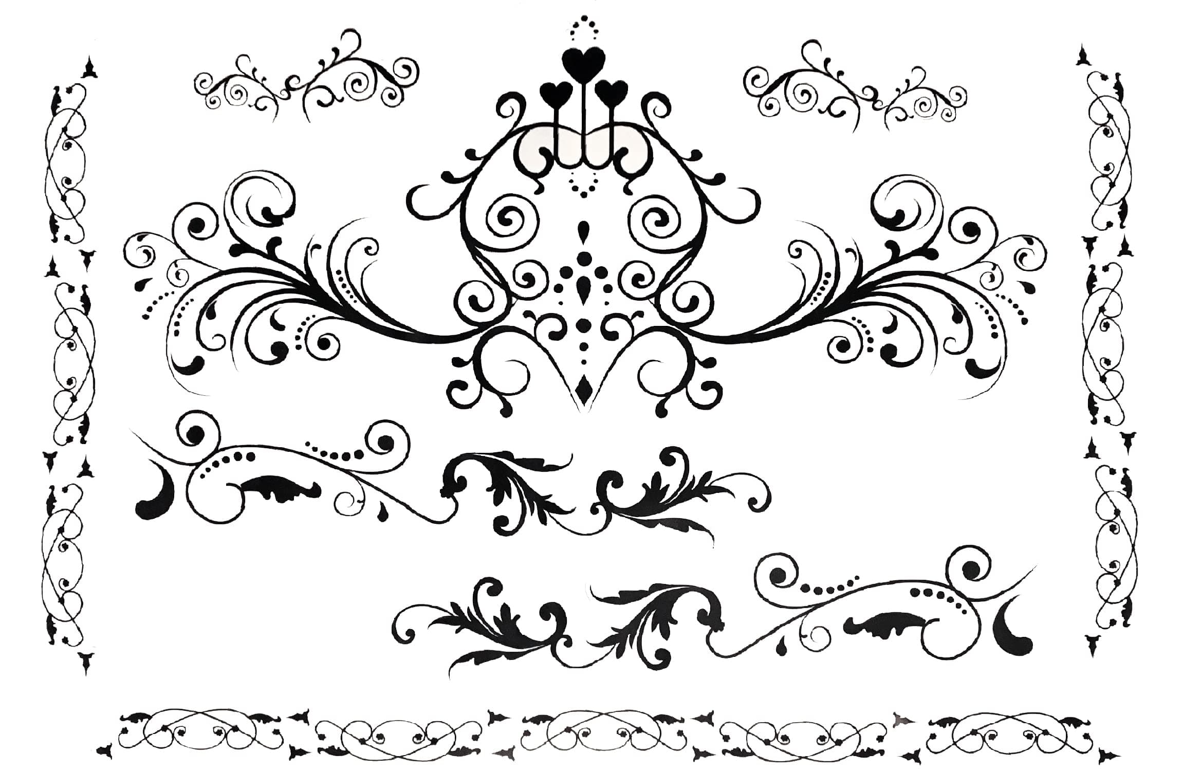 Artwork Room Decor Wall Sticker Decal15 W X 23" H (1 Piece) (W-0043)