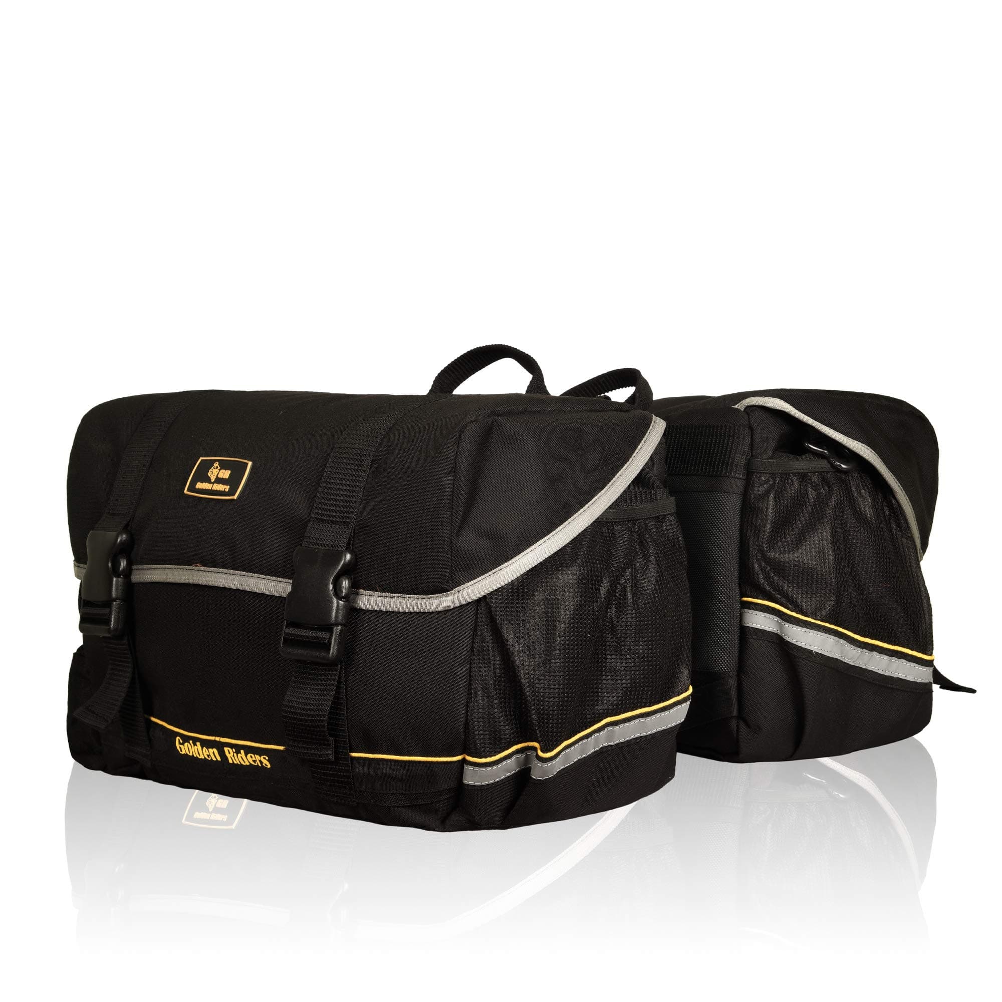 GR GOLDEN RIDERSMINI48 V2 | Double Side Motorcycle Saddle Bag for Bikers (51+Liters)