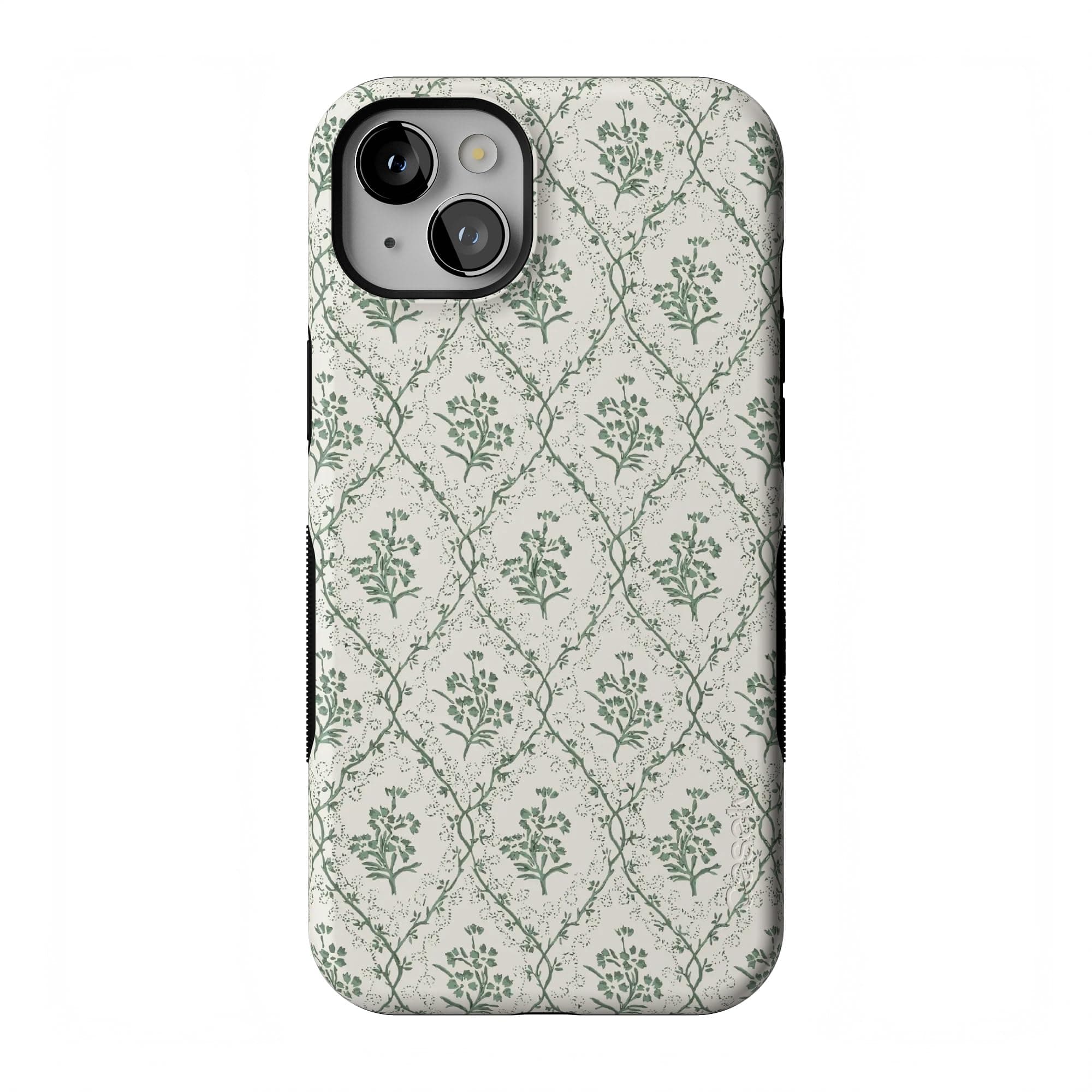 Casely iPhone 14 Case | Sage Tapestry | Floral Vines | Compatible with MagSafe | Bold Protective Design