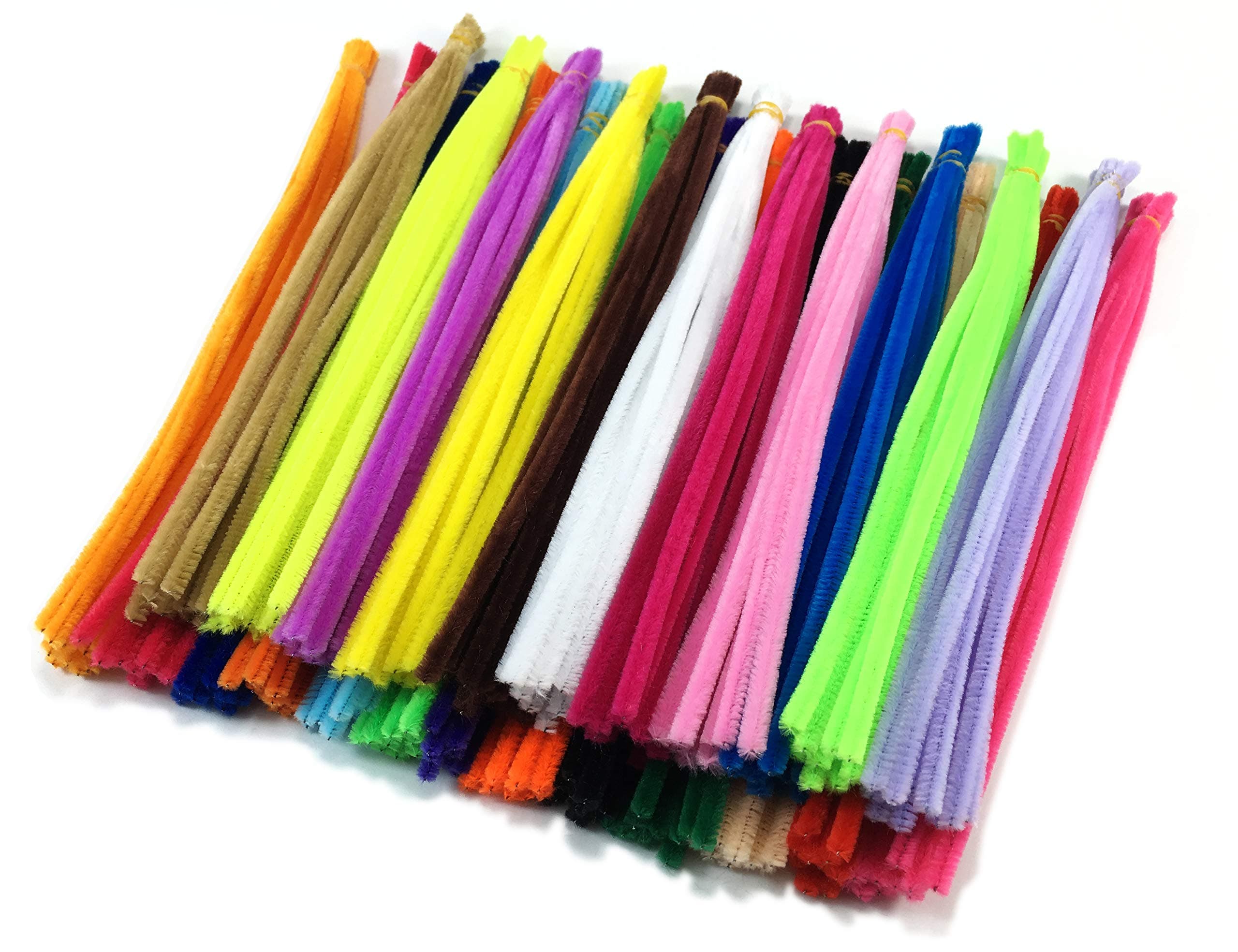 240pcs 24 Colors Creative Pipe Cleaners Chenille Stem 12 Inches x 6 mm,Pipe Cleaners for Arts and Crafts