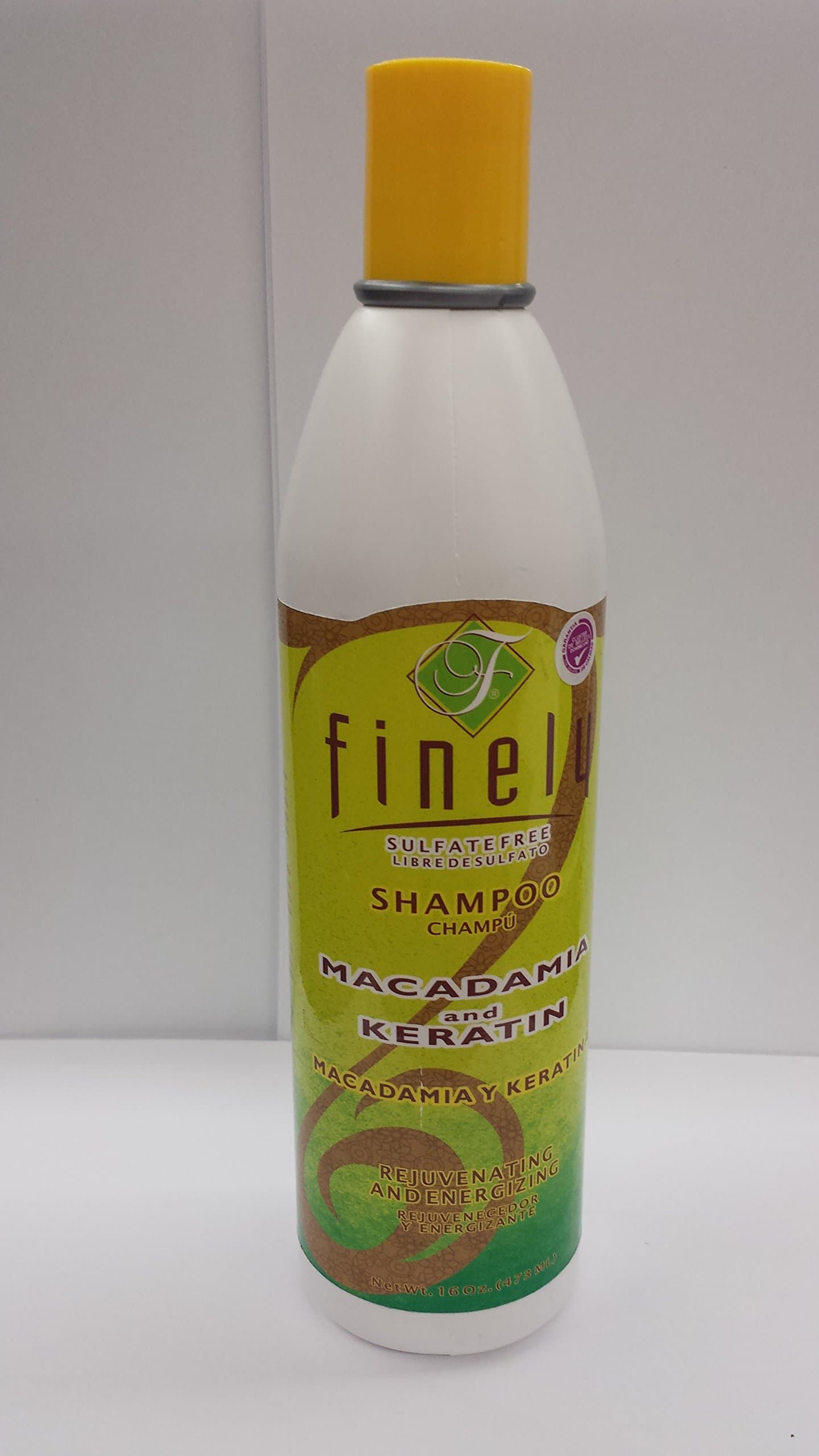 Finely Sulfate Free Shampoo Macadamia and Keratin 16oz
