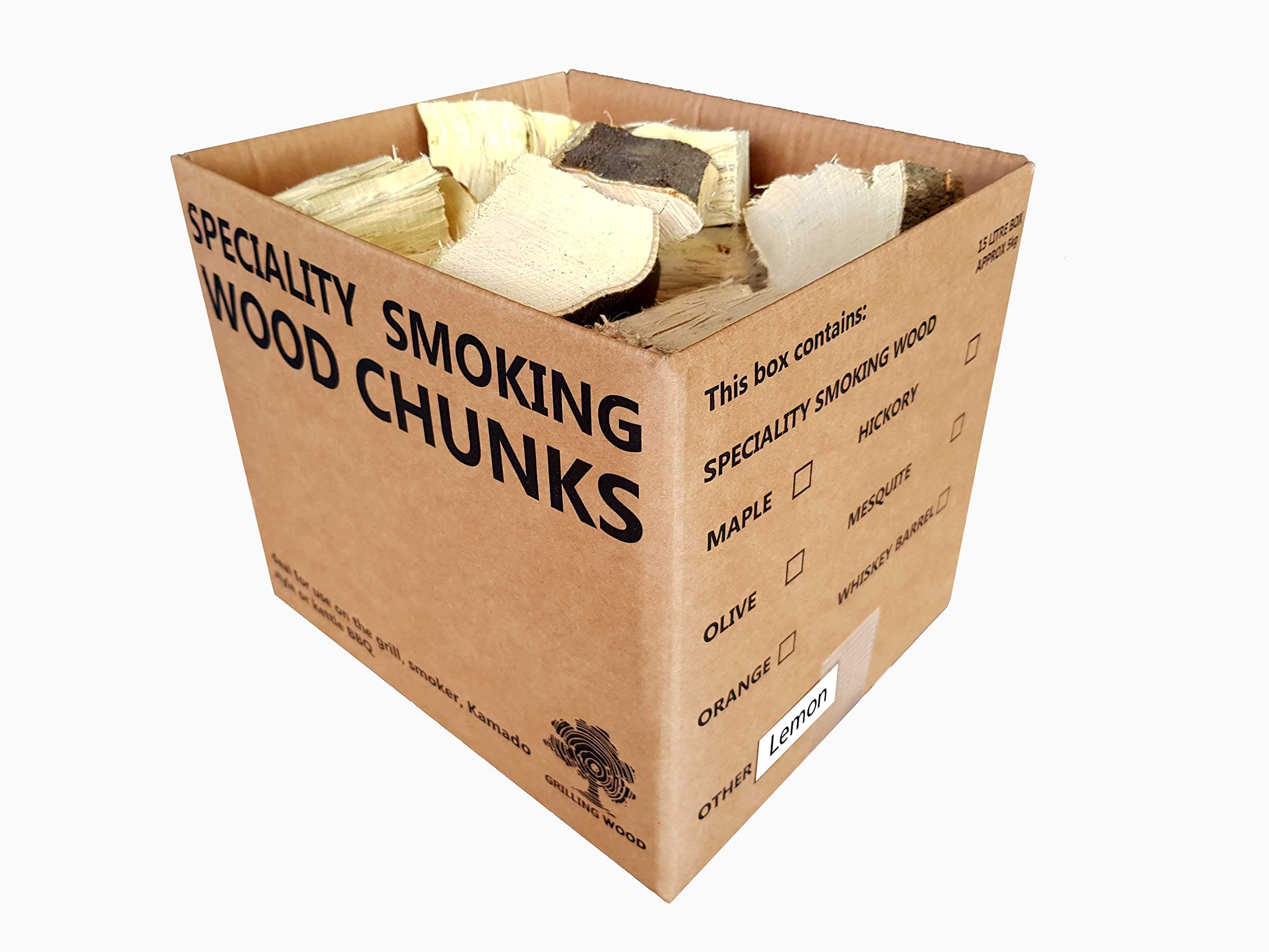 BBQ Smoking Lemon Wood Chunks - 5kg