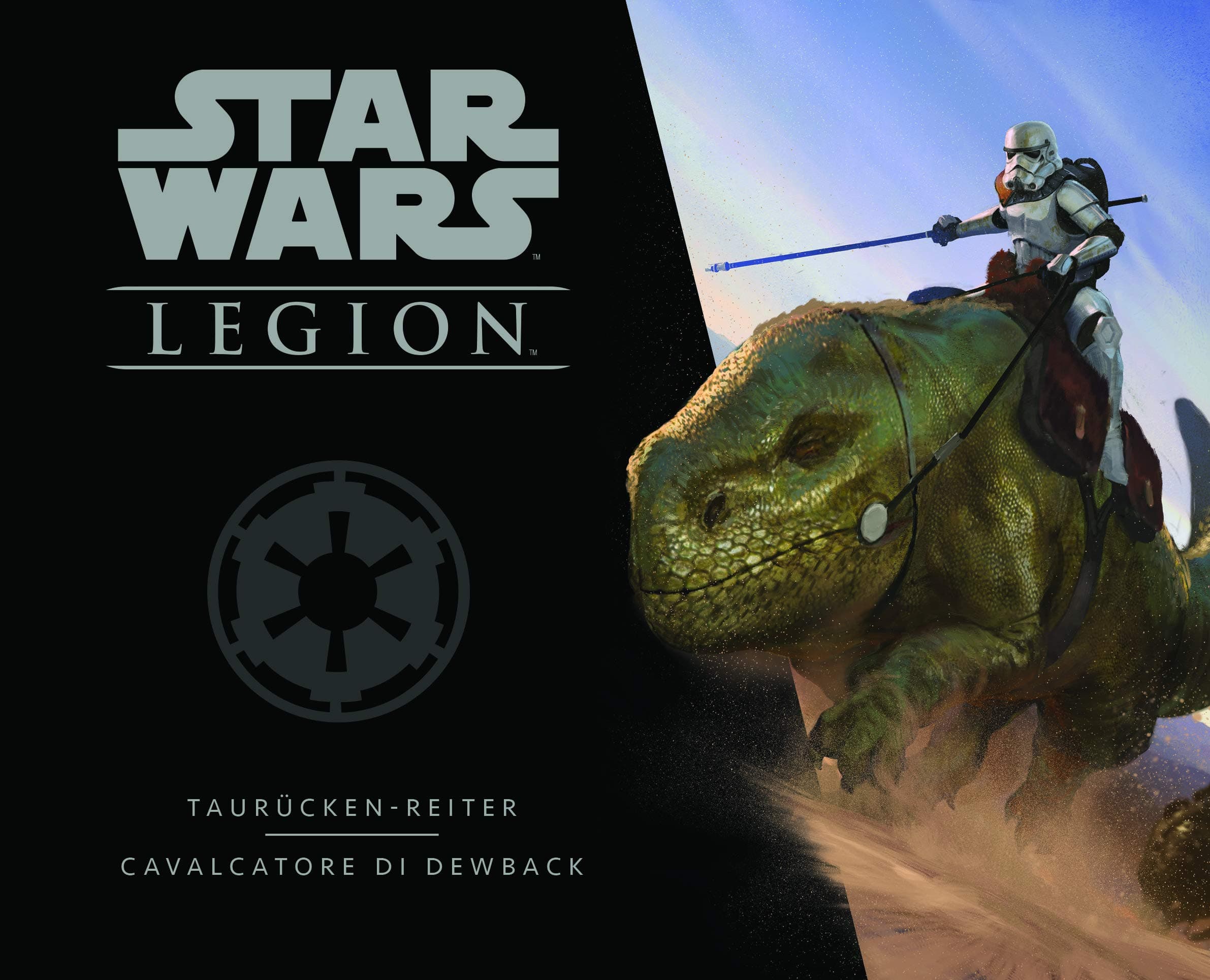 Asmodee- Star Wars: Legion Dewback Riders Expansion Board Game with Stunning Miniatures, Colour, 10238