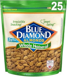 Blue Diamond Whole, Raw, Natural Almonds, 740ml