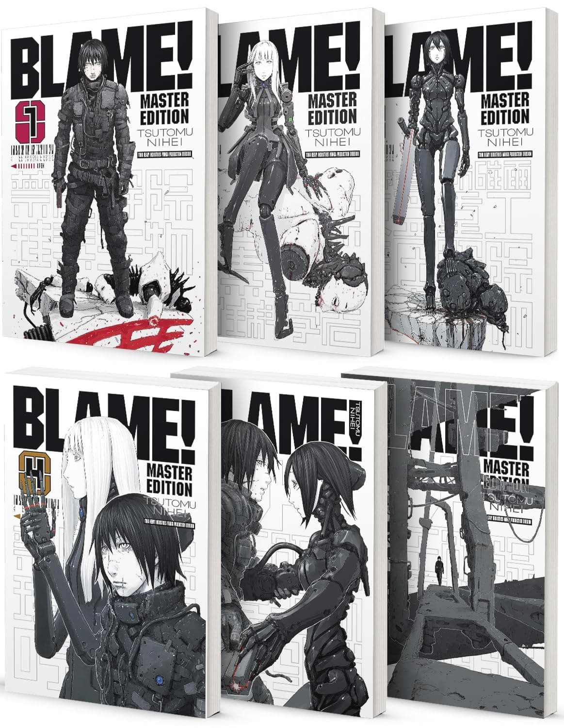 BLAME! Manga Vol 1-6 Complete Master Edition 6-book Set by Tsutomu Nihei