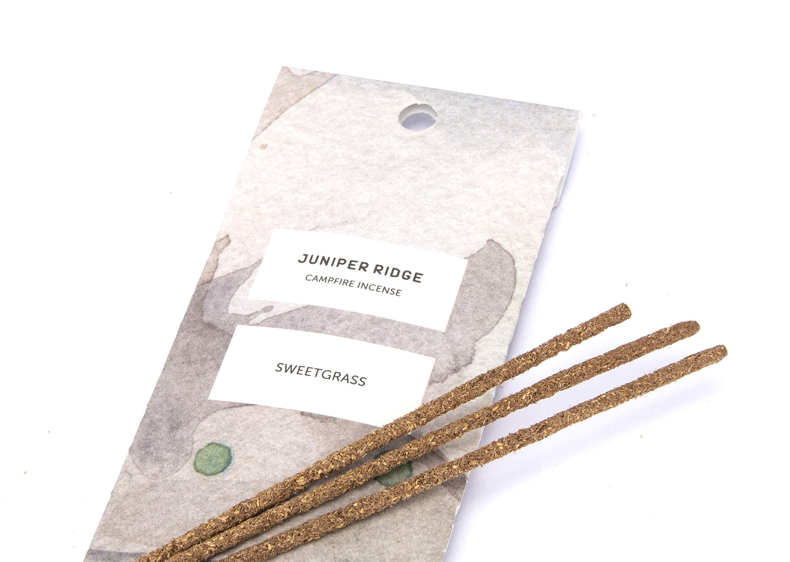 All-Natural Aromatic Campfire Incense - Long-Lasting Bamboo Sticks - Aromatherapy & Meditation Therapy - No Synthetic Fragrance - Sweetgrass - 20 Count