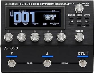 BOSS GT-1000CORE Guitar Effects Processor in a Compact Pedal | Unlimited Sound Creation | Unmatched Sound Quality with 32-Bit AD/DA | 32-Bit Floating-Point Processing | Cutting-Edge AIRD Technology