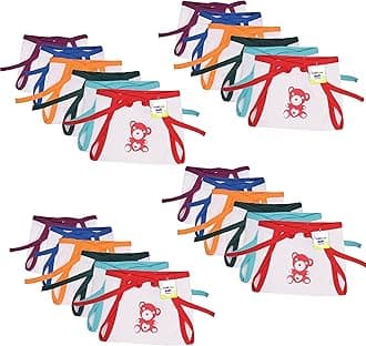 Toddylon Baby Products New Born Baby Clothes | Cloth Diapers | Langots | Nappies | Cotton | Reusable | Washable | Nappy (0-6 Months) (Pack of 24)