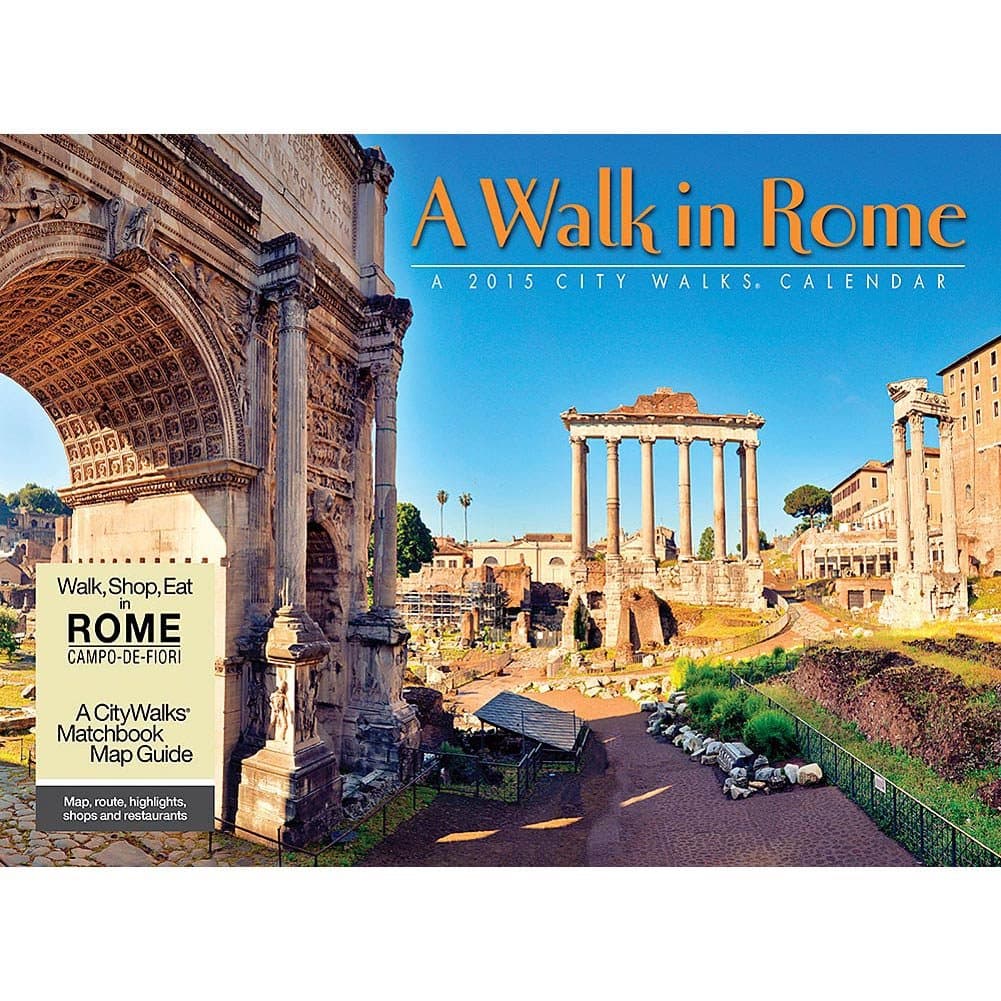 2015 A Walk in Rome Wall Calendar Shearson Publishing