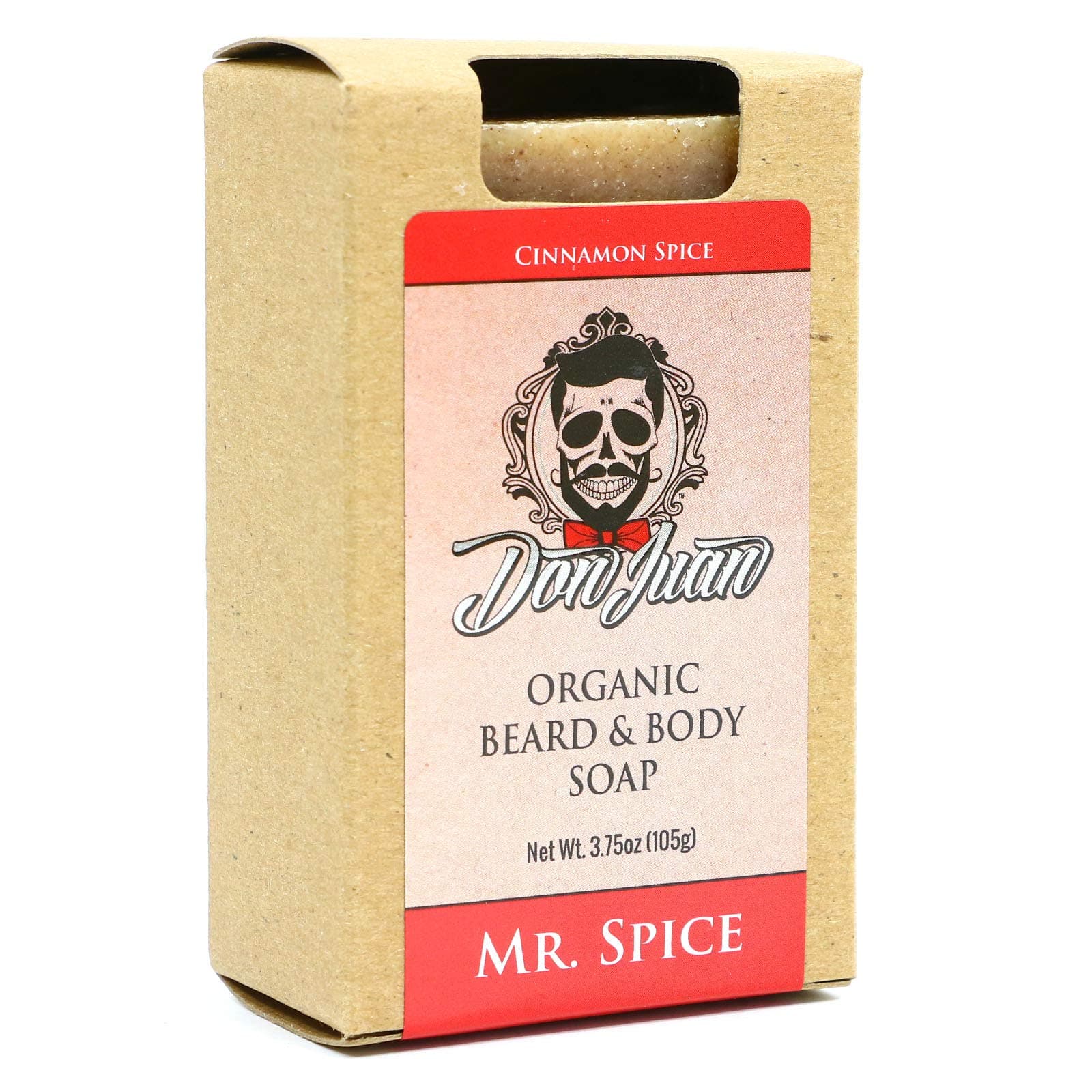 Mr. Spice Organic Beard Face Soap Bar 3.75 Oz.