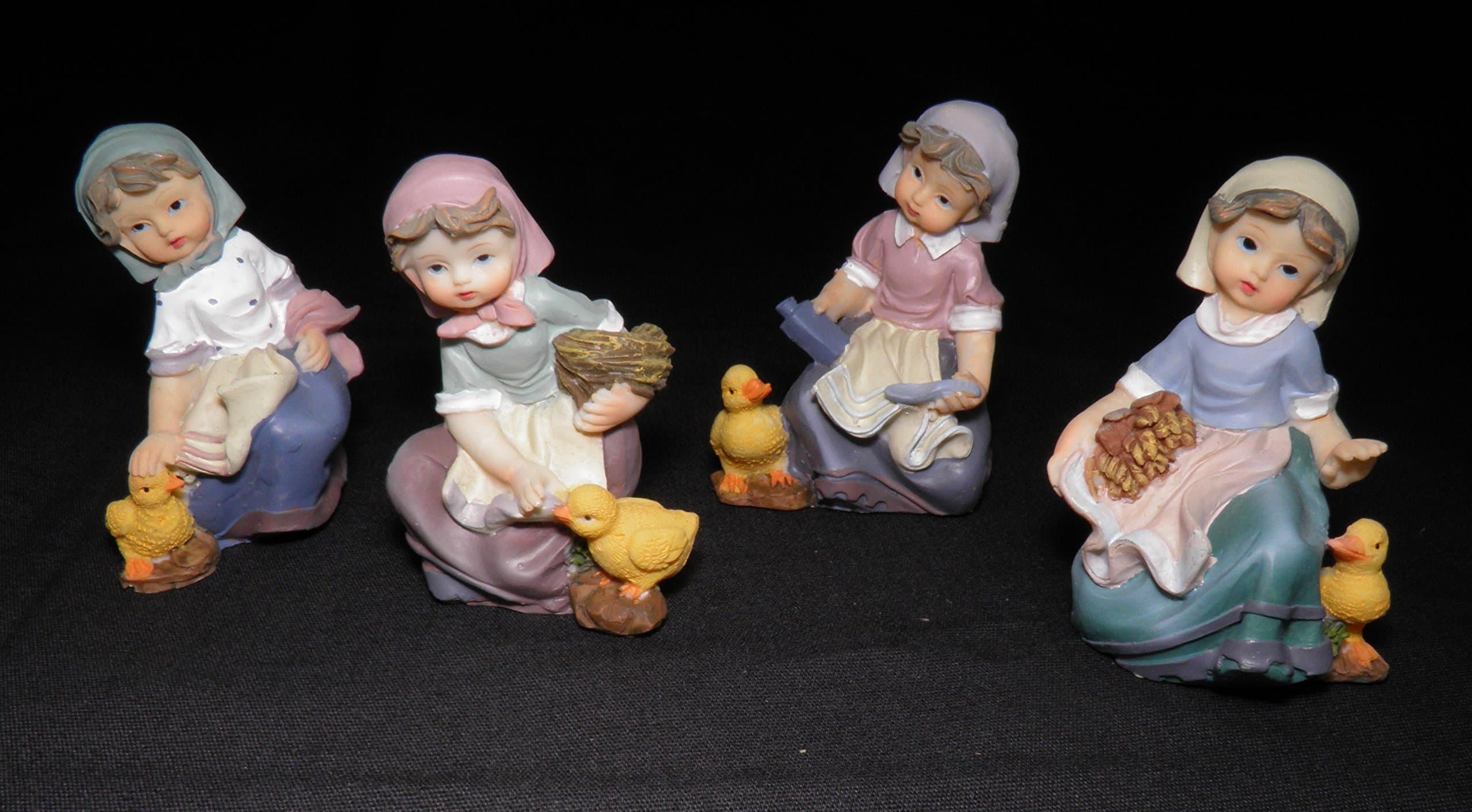 Set of 4 Ceramic TOP Gänsemagd