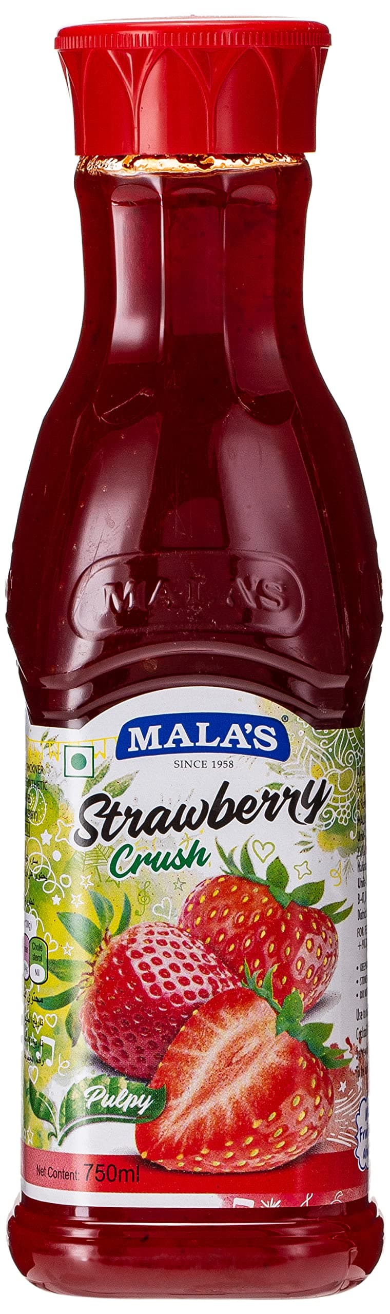 Mala's Strawberry Crush, 750 Millilitre, Liquid