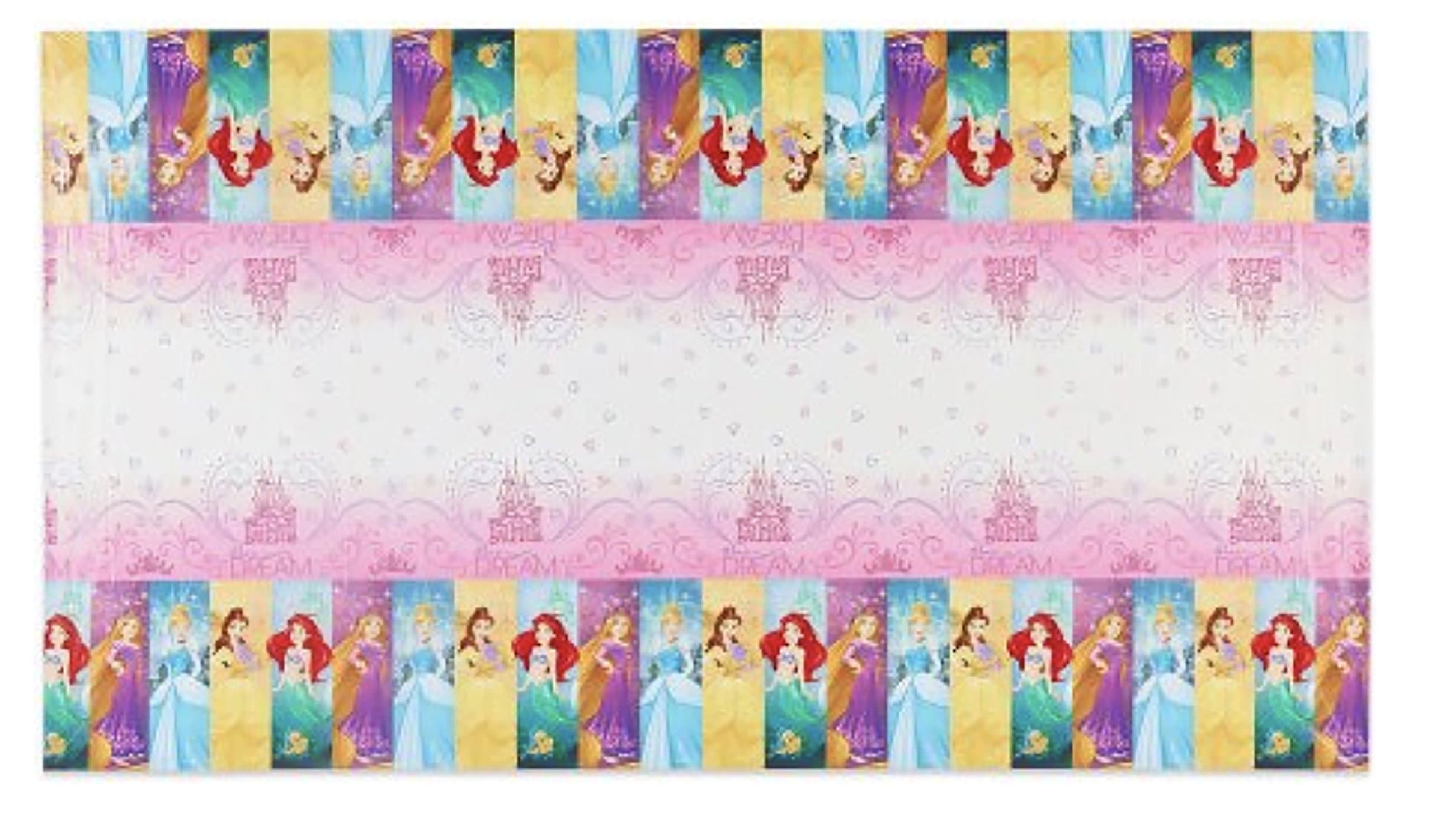 American Greetings 6002518 Princess Plastic Table Cover, Multicolor