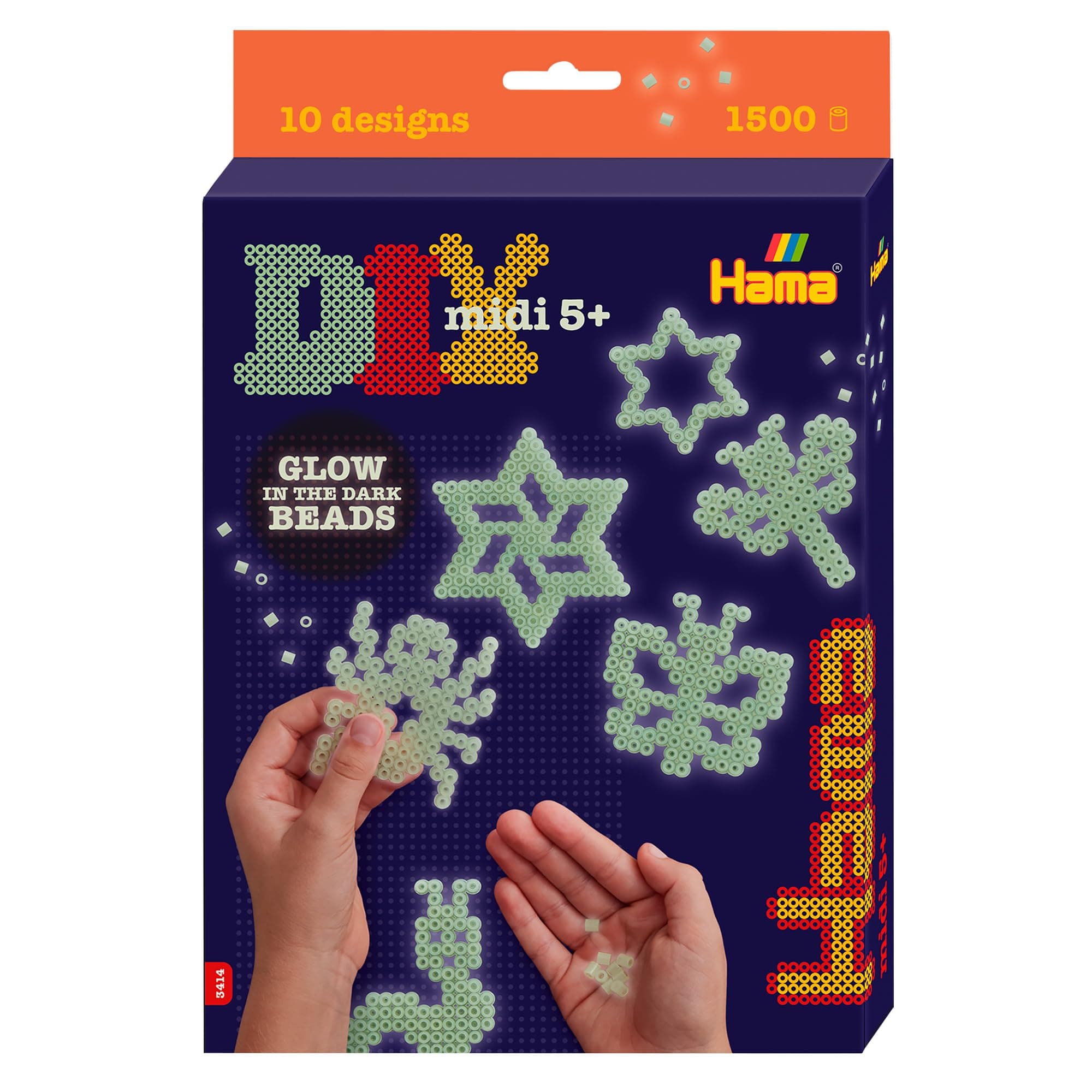 Hama Beads Set - Glow in The Dark Hanging Box
