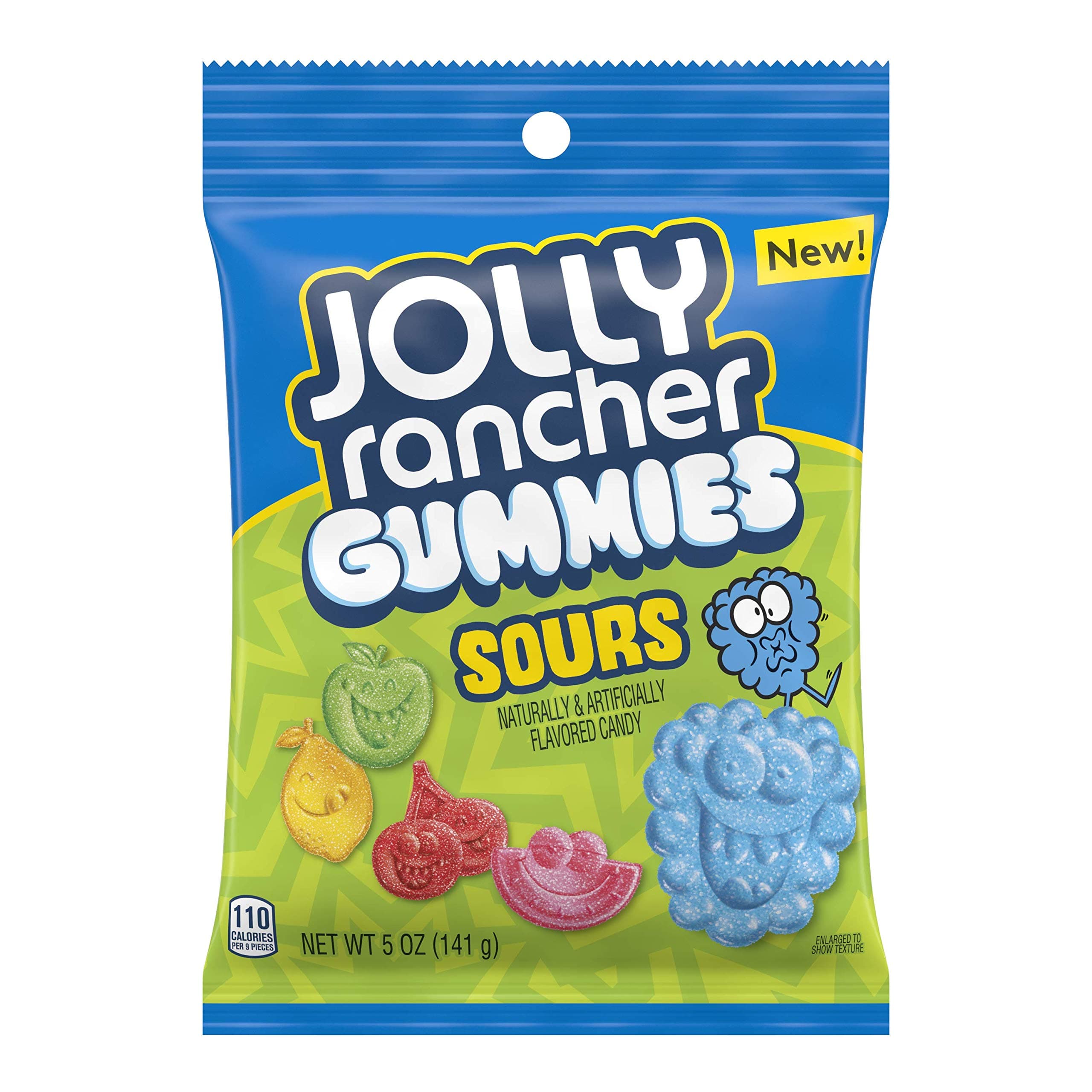 Gummies Candy, Sour, 5 Ounce (Pack of 12)