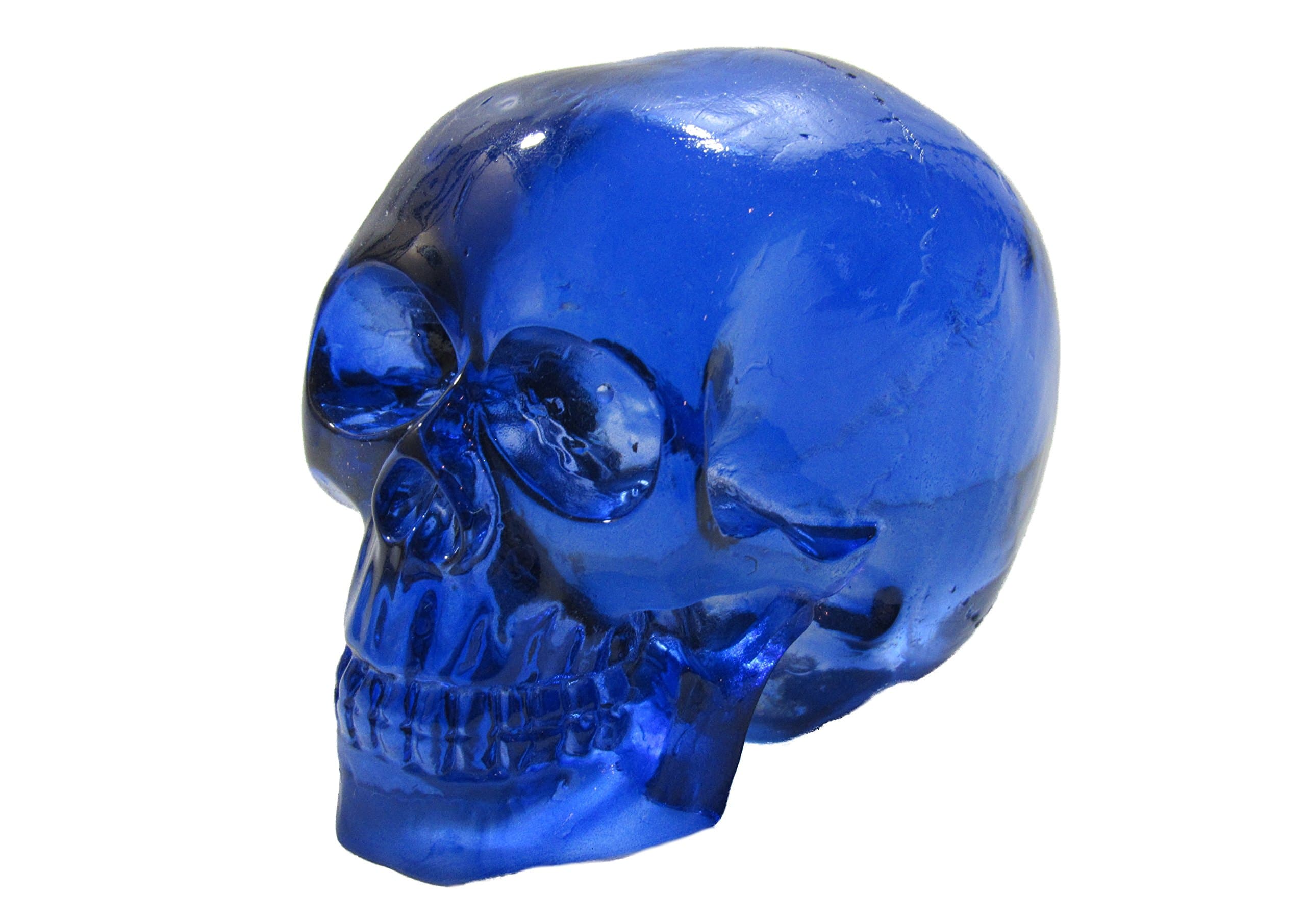 Clear Blue Skull Head Shift Knob / Decor