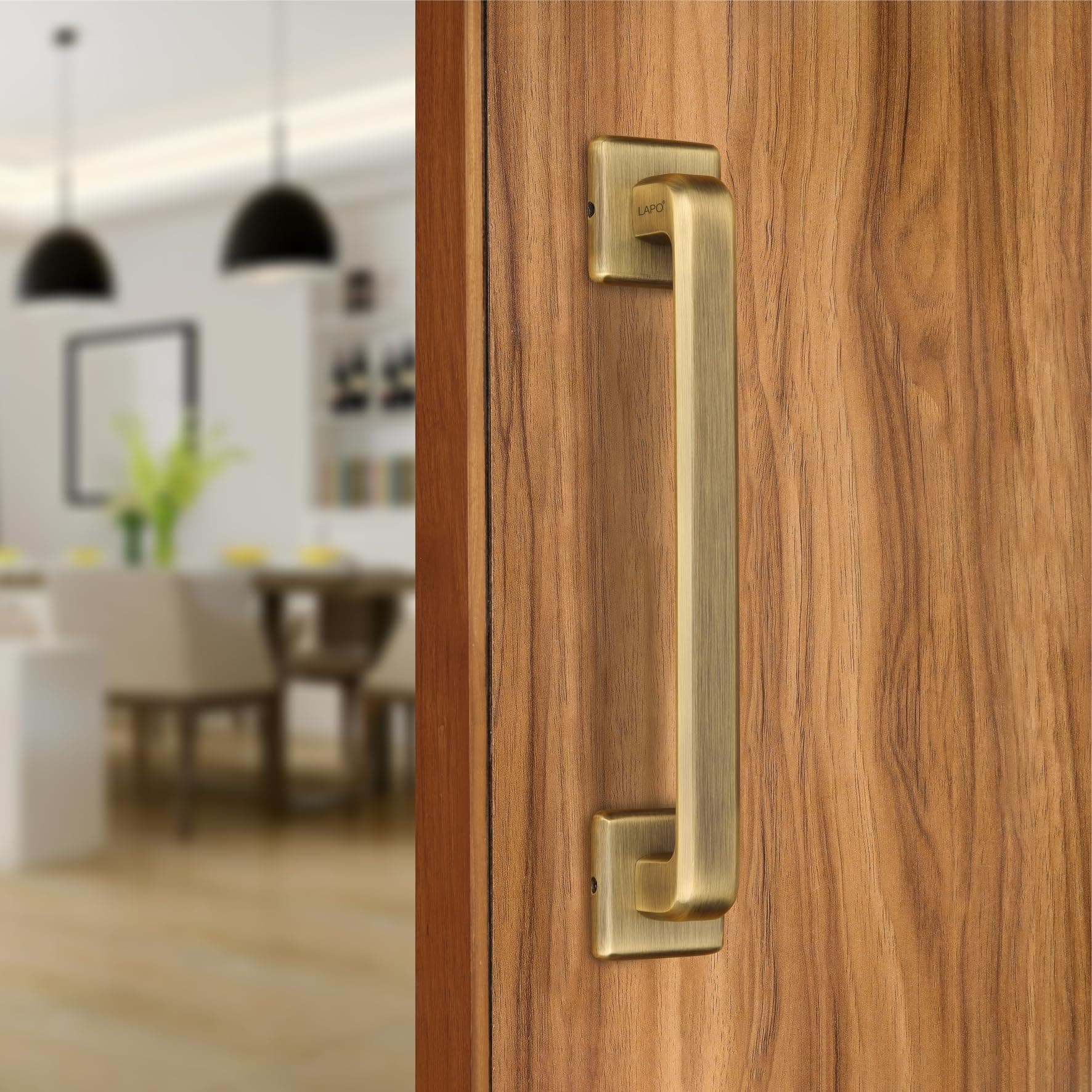 LAPO Cool Door Handles for Main Door | Main Door Handle | Door Handle | Zinc Alloy(10 Inches- Pack of 1) Antique Finish | 3 Years Warranty | Pull Handle