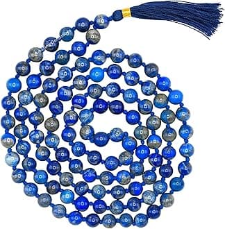 Japa Mala 108 Prayer Beads Necklace and Wrist Mala Bracelet for Meditation
