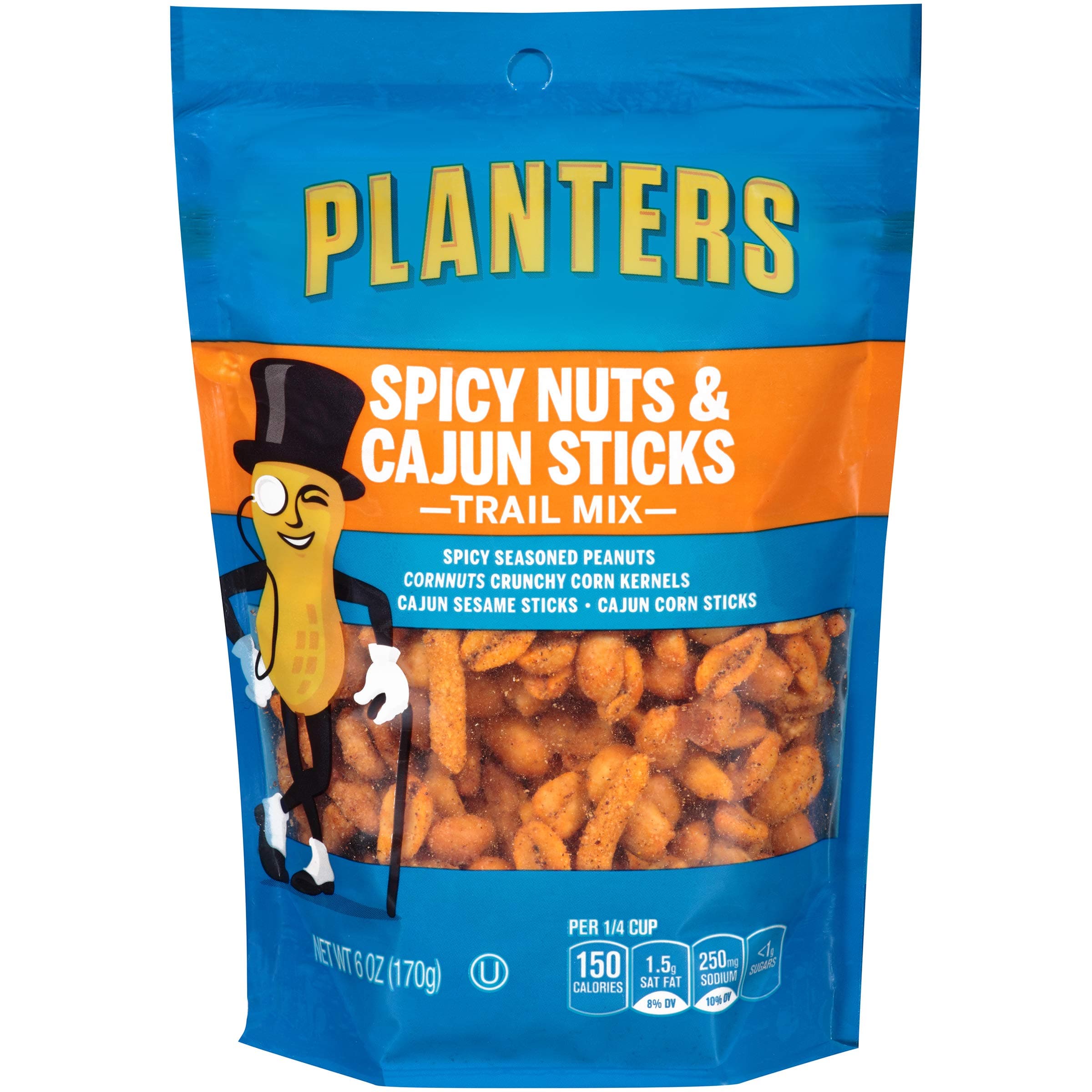 Planters Spicy Nuts & Cajun Sticks Trail Mix (6 oz Bag)