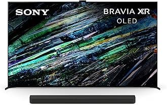 Sony QD-OLED 77 inch BRAVIA XR A95L Series 4K Ultra HD TV: Smart Google TV with Dolby Vision HDR and Exclusive Gaming Features for The PlayStation® 5 XR77A95L BRAVIA Theater Bar 8 Sound Bar