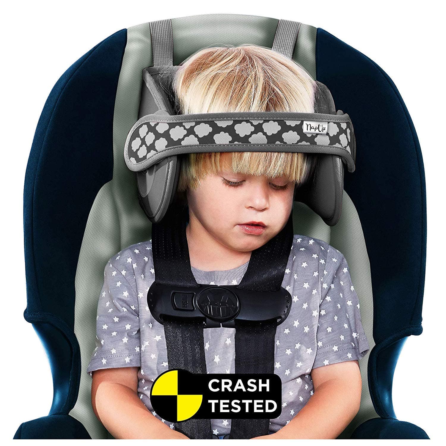 Napup Child Car Seat Head Support, Grey