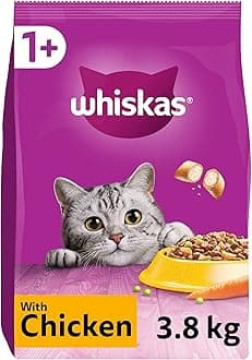 Adult Dry Cat Food 3.8kg with Chicken (Pack of 3)