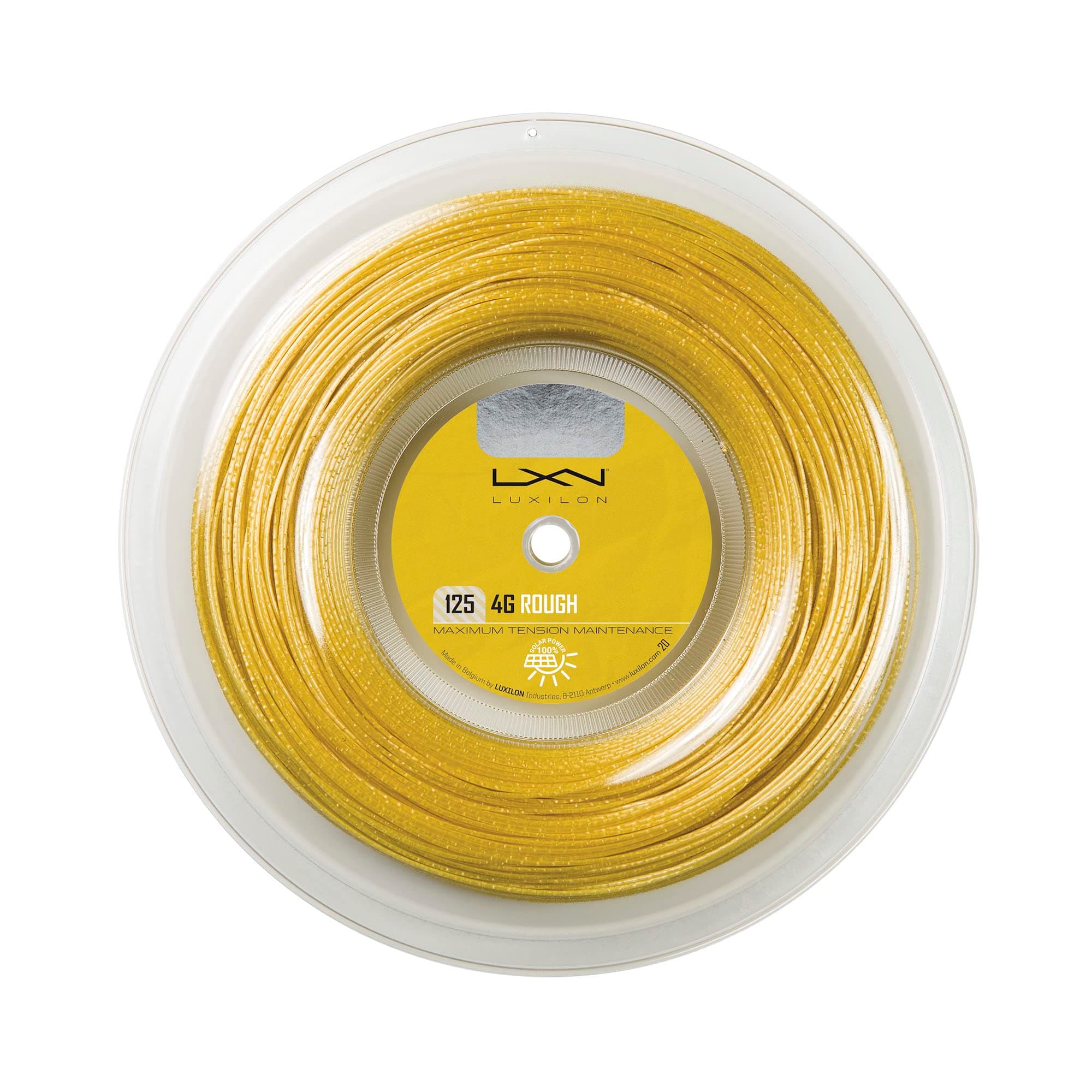 4G Rough 125 Tennis String - 200m Reel, Gold