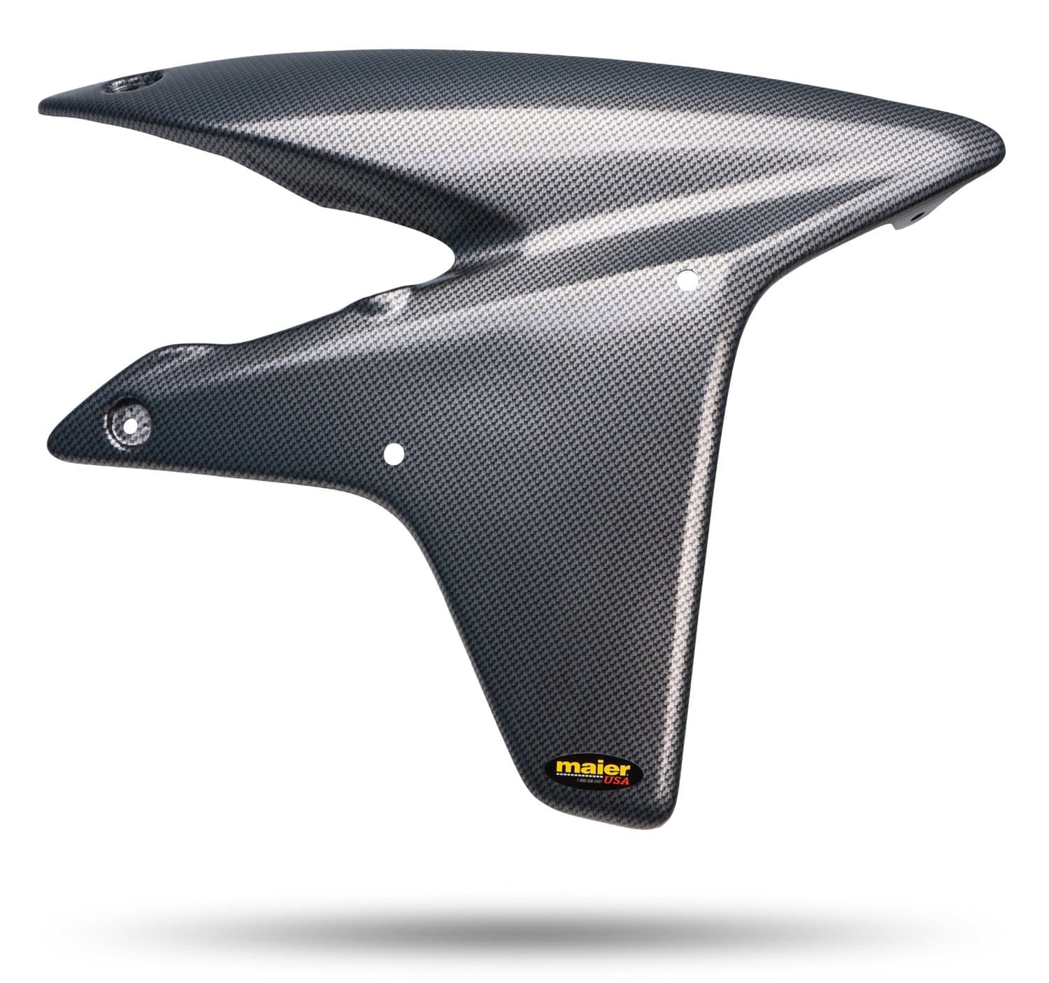 Maier USA Radiator Scoops Compatible/Replacement for 04-05 Honda TRX450R - Black - 117480