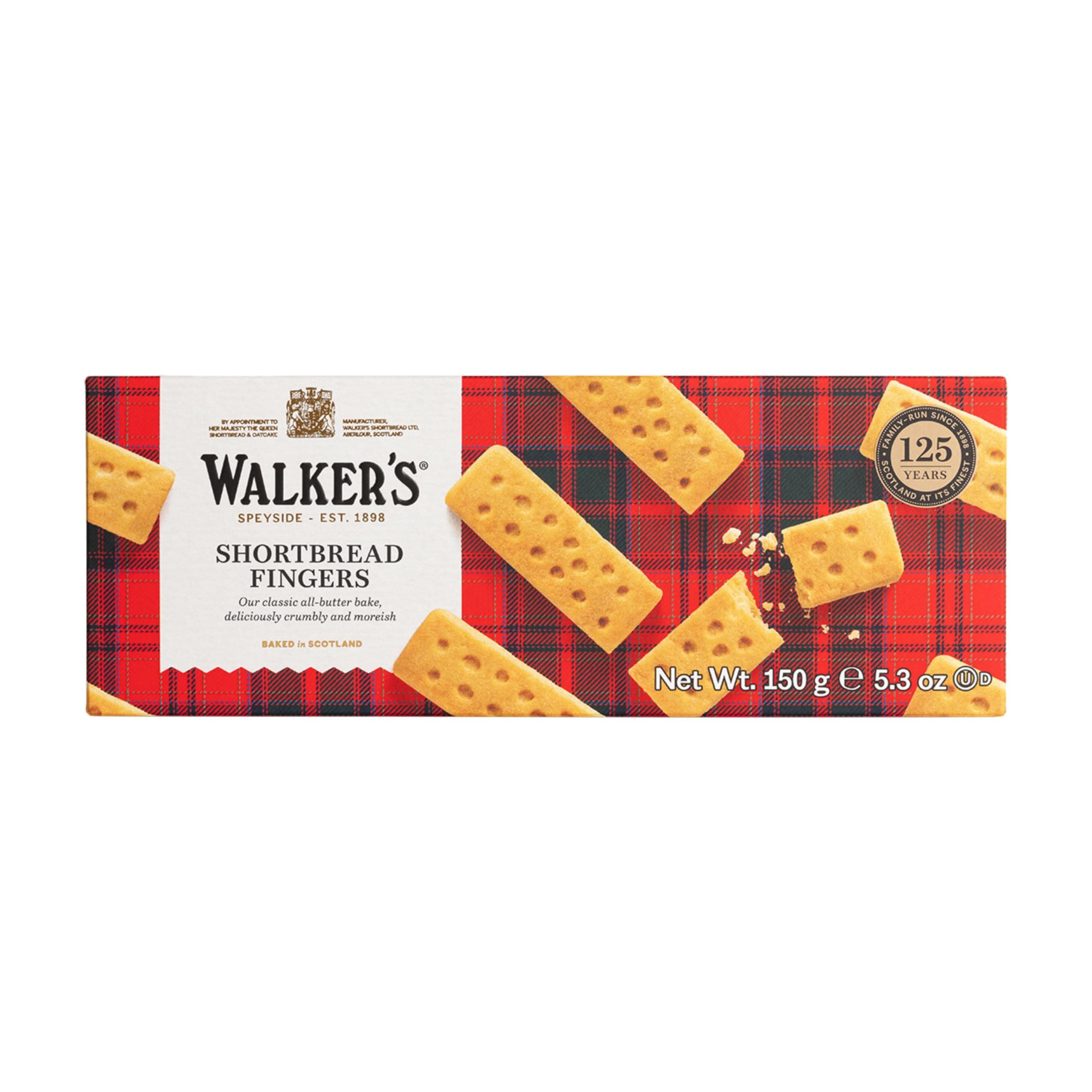 Walker's All-Butter Shortbread Fingers 150g