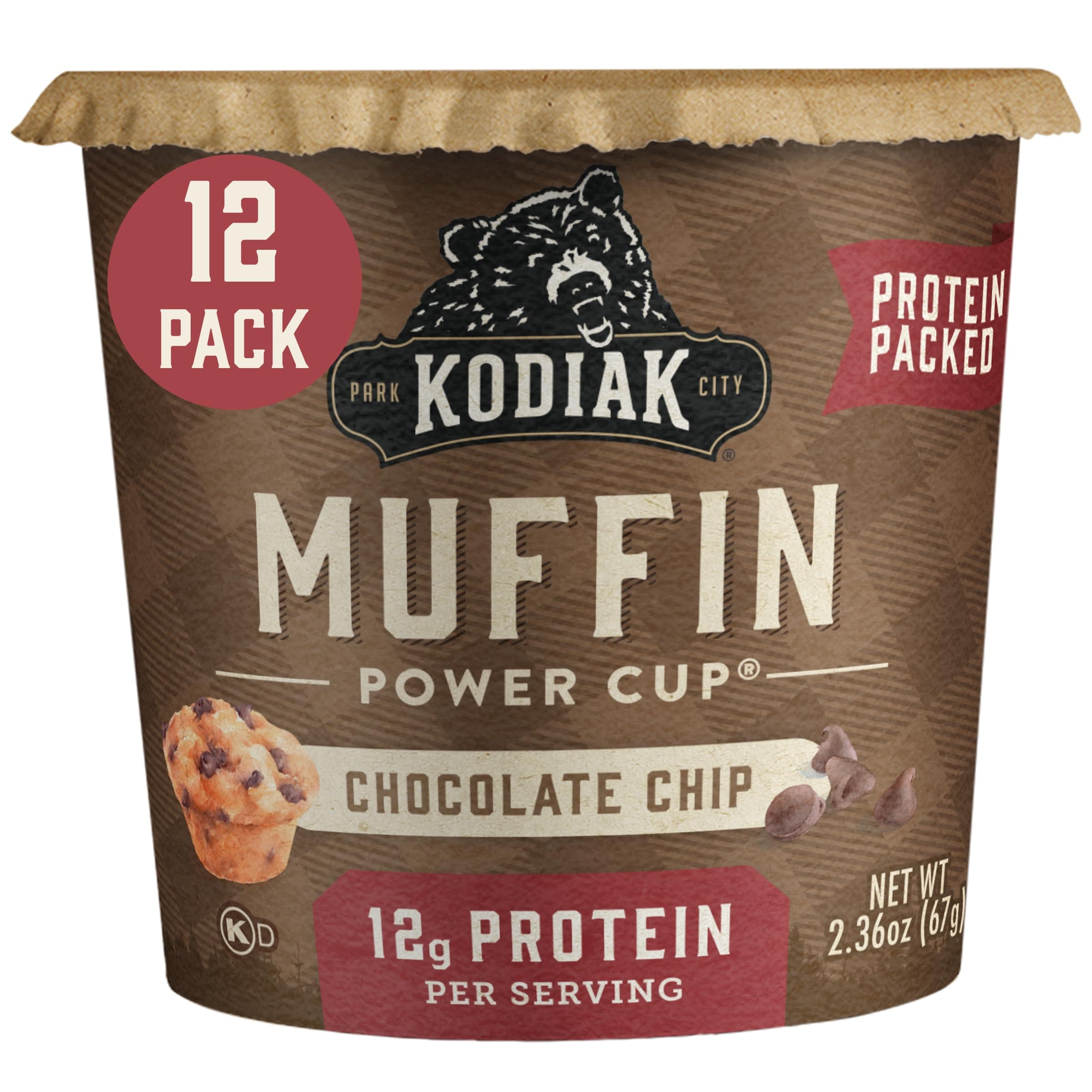 Minute Muffins, Chocolate Chip, 2.36 Ounce (Pack of 12)