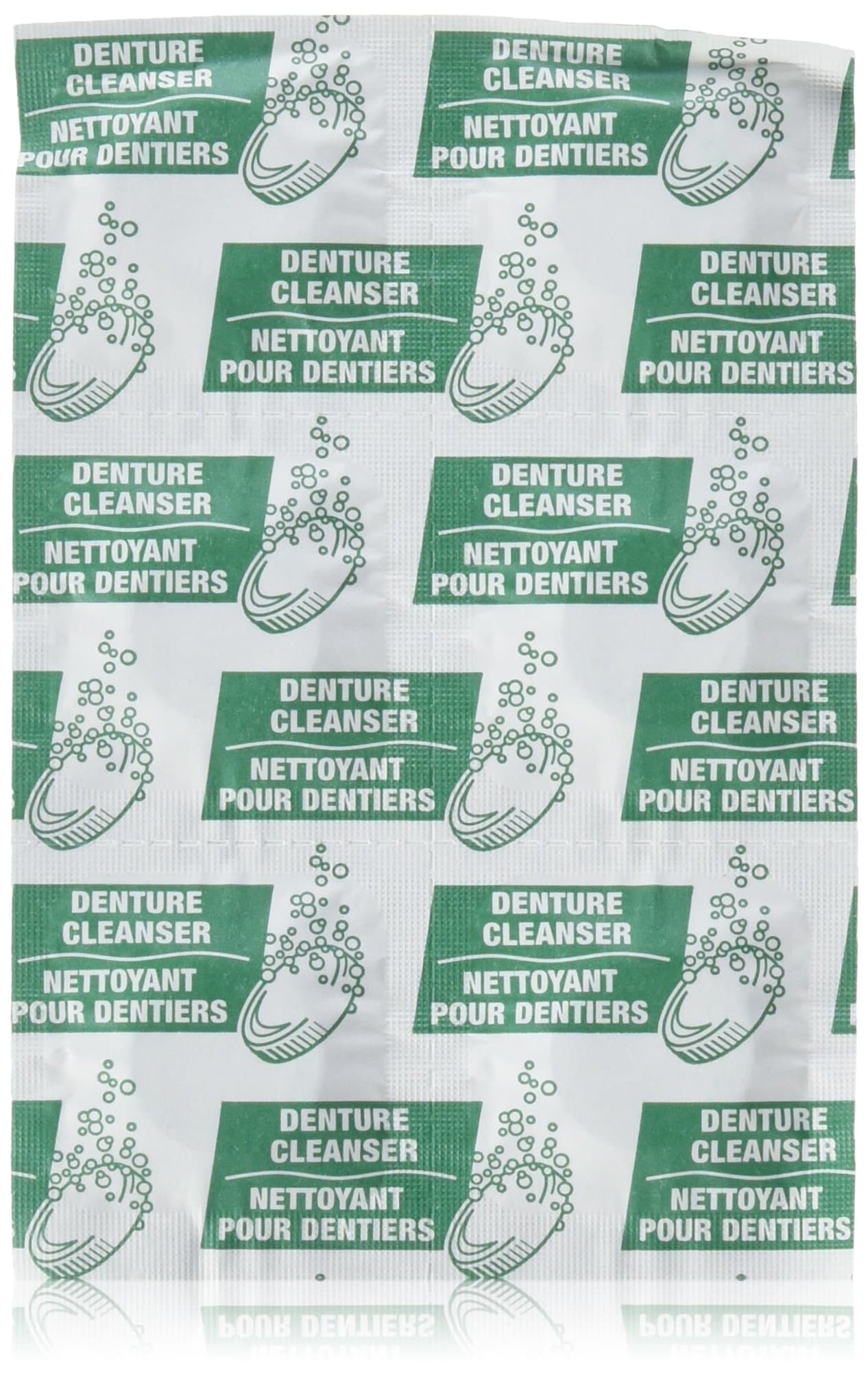 Equate Antibacterial Denture Cleanser (Pack of 2 Boxes 240 Tablets Total) Mint Fresh (Green Box)