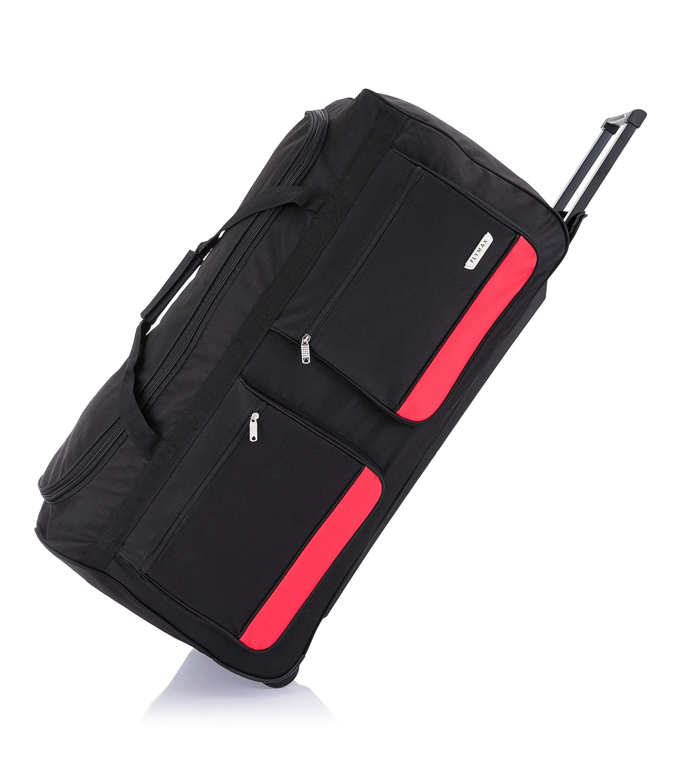 24" Medium Rolling Lightweight Wheeled Suitcase Travel Duffle Holdall Bag on Wheels Luggage