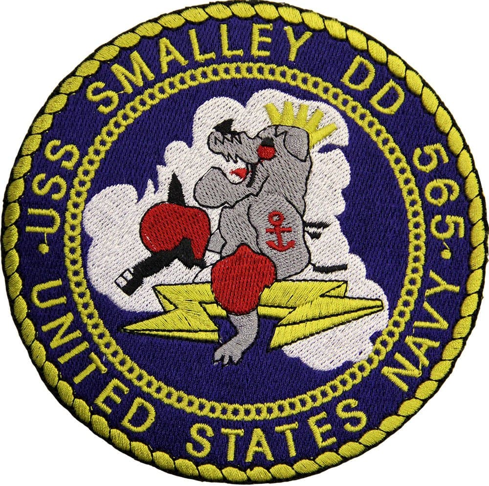 USS Smalley DD-565 Ship Patch Full Color