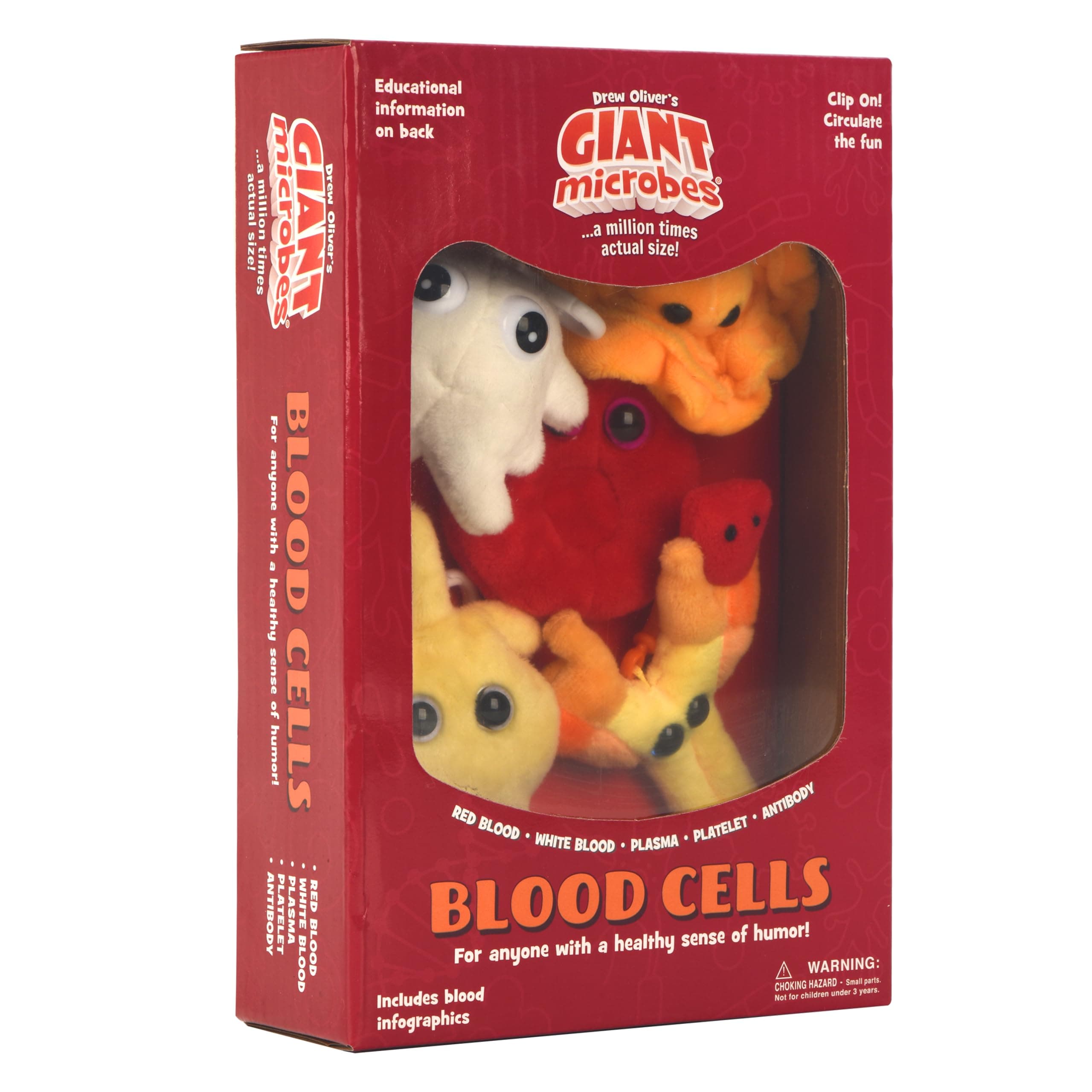 Blood Cells Themed Gift Box, Blood Cell Plush, Lab Tech Gifts, Medical Gift, Phlebotomy Gifts, Bag Charms, Plush Keychains
