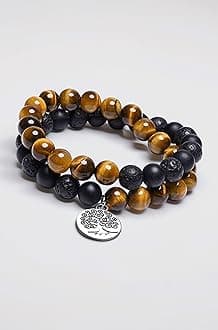 Young & Forever Gift Mens Fashion Best Friend Accessories Friendship Gifts Crystal Beads Jewellery Hand bracelet for Men women girls couple boys Birthday Gift