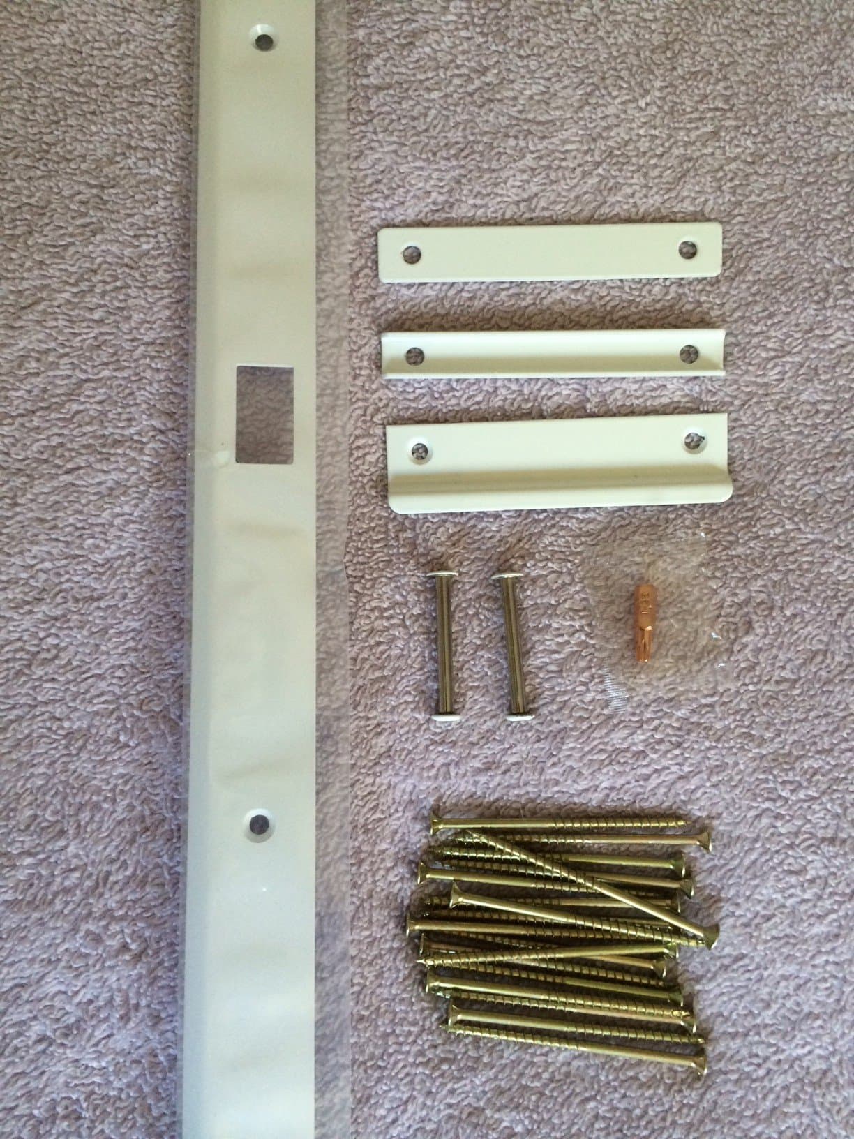 Door Security Kit - 48" ID Door, Hinge & Door Jamb Reinforcement Kit for Interior Doors