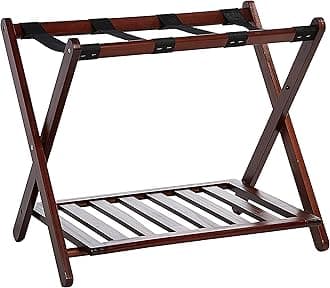Casual Home Luggage Rack with Shelf