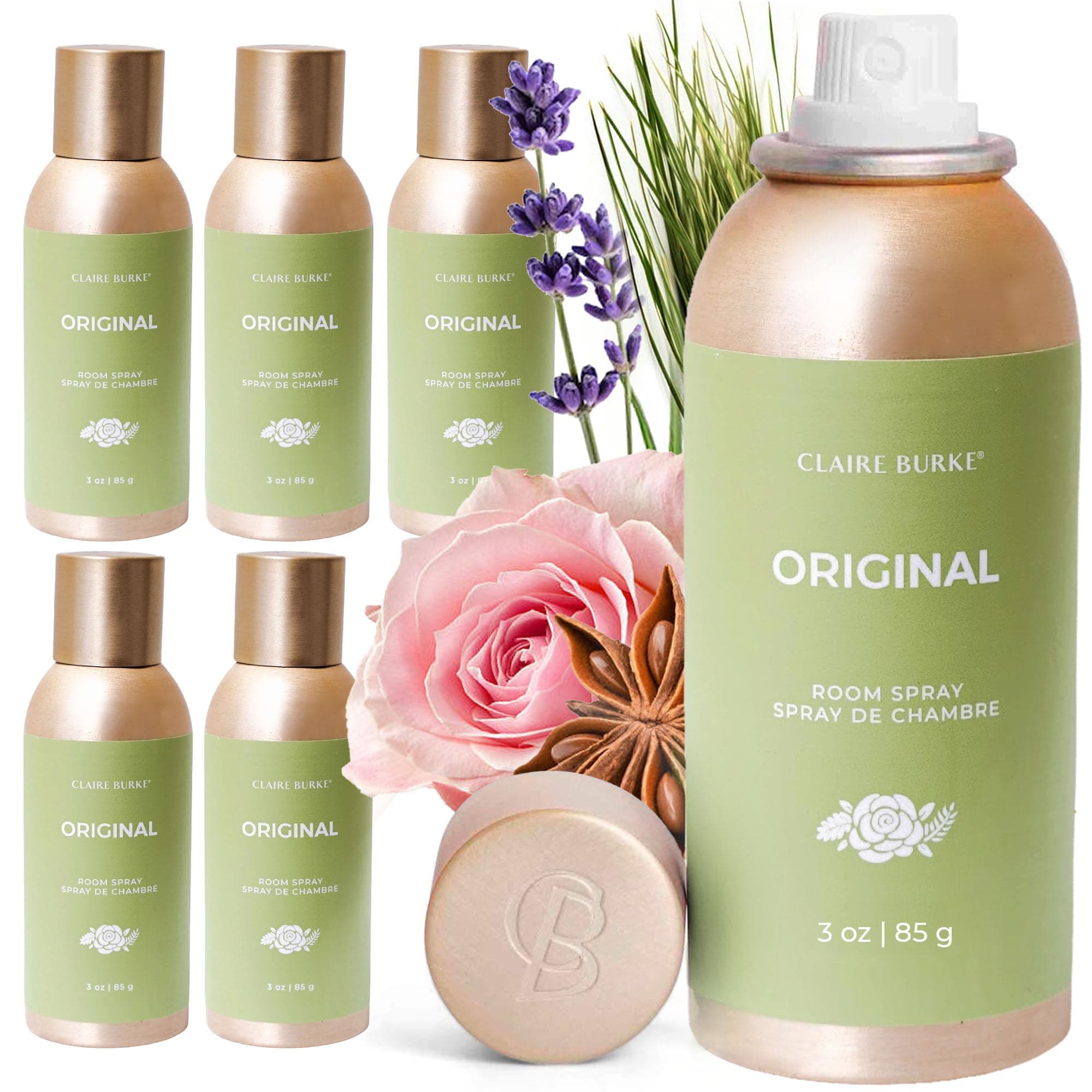 Original Scent Room Spray, 3 oz (Pack of 6) - Fresh Home Fragrance & Air Freshener, Natural Scent Home Fragrance, Long Lasting Natural Air Freshener