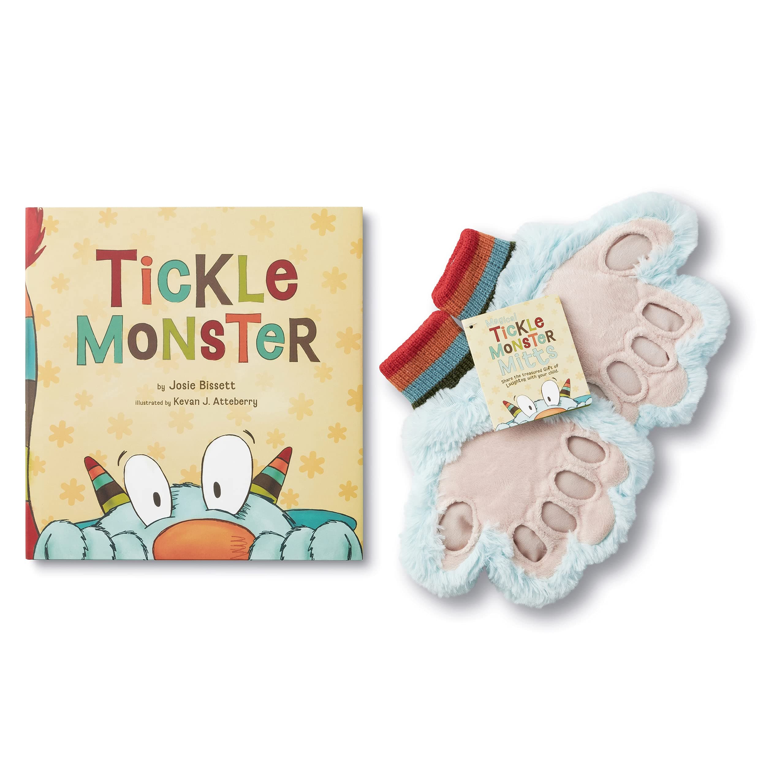 Tickle Monster Laughter Kit Includes the Tickle Monster book and fluffy mitts for reading aloud and tickling!