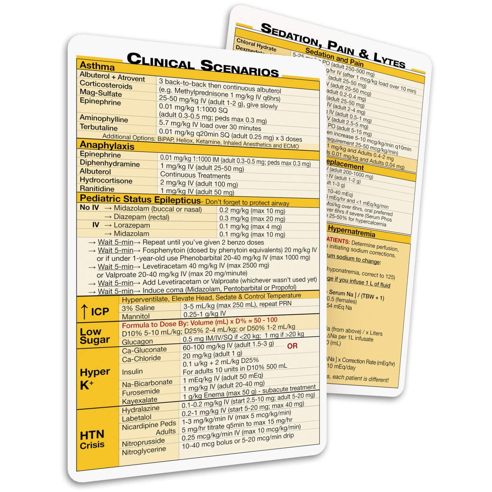 Acute & Critical Care Card Set by MDpocket