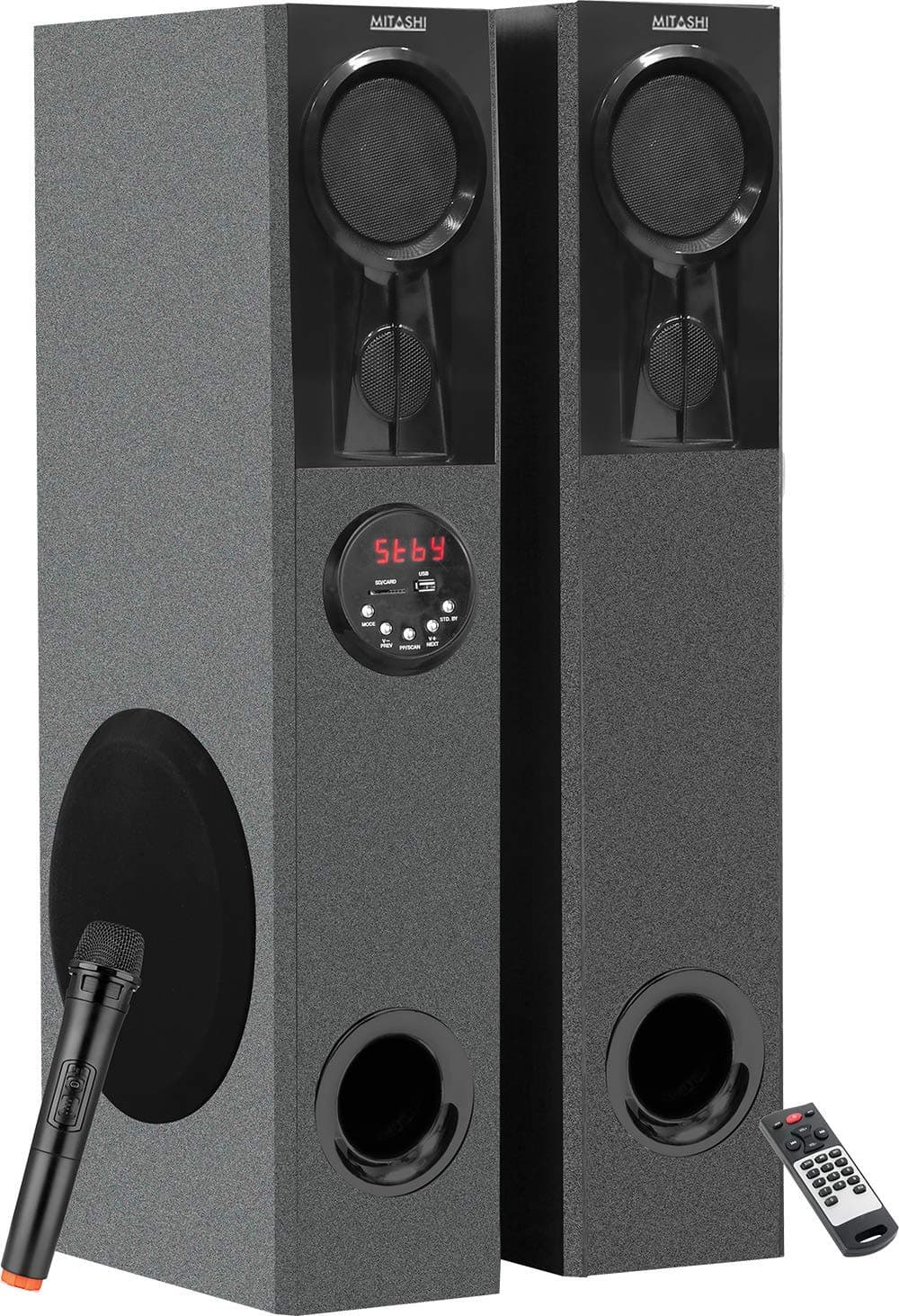 Mitashi 2.0 Ch. TWR 875 BT 5500 Watts PMPO Tower Speaker with Bluetooth