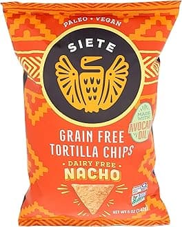 Grain Free Tortilla Chips, Nacho, 5 Oz
