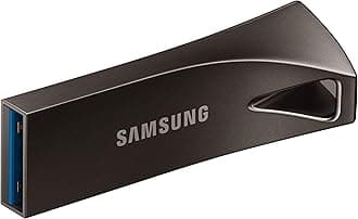 SAMSUNG BAR Plus 64GB - 300MB/s USB 3.1 Flash Drive Titan Gray (MUF-64BE4/AM)